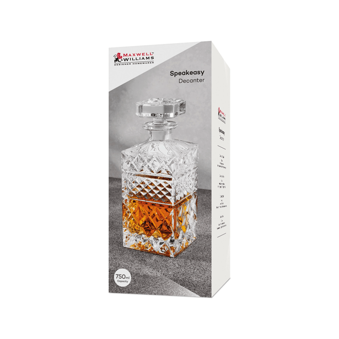 2 Maxwell & Williams Decanter 750ml Glass Barware For Spirits Home Bar
 - Plain, 2 of 3