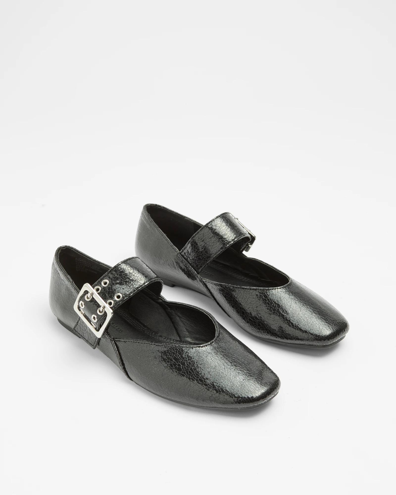 3 Target Womens Strap Ballet Flat BLACK, 3 of 3