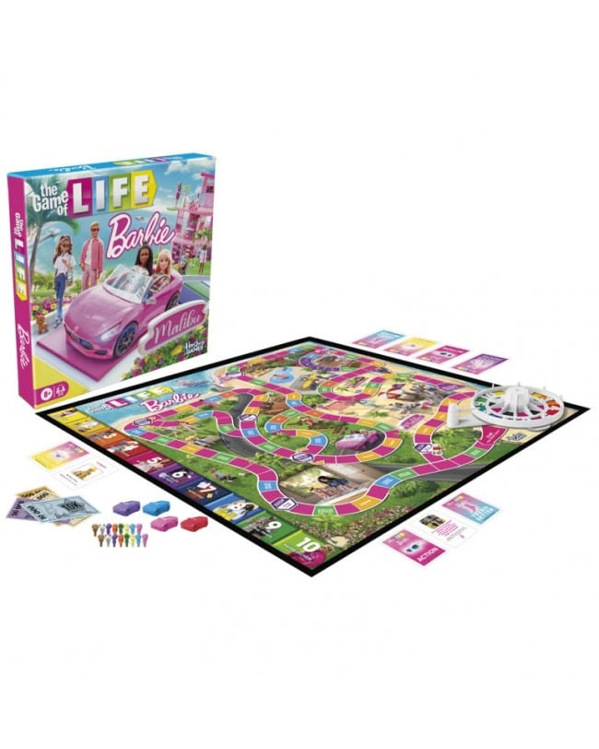 2 The Game of Life Barbie Edition Board Game, 2 of 10