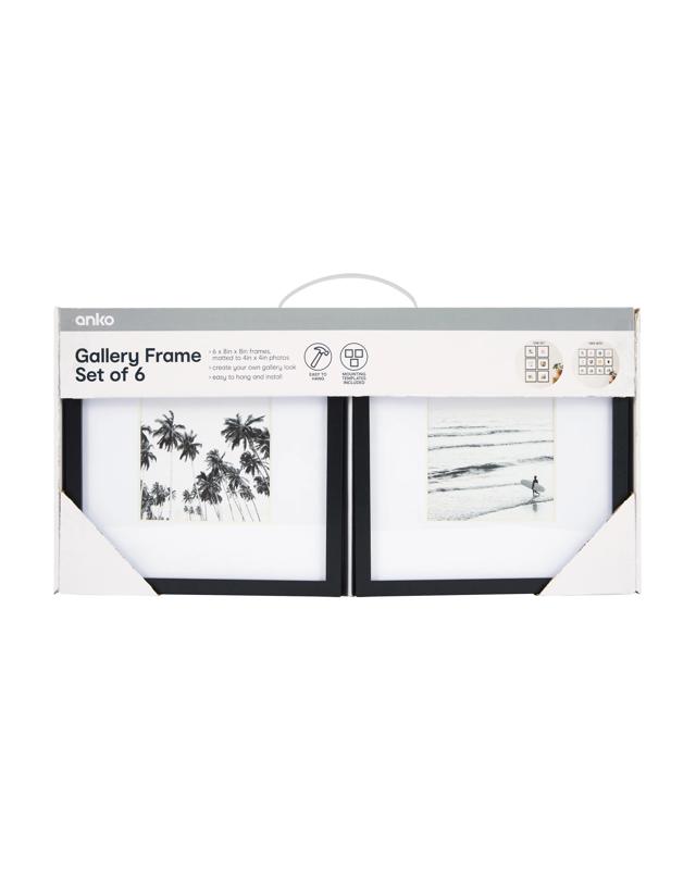 6 Piece Gallery Frame Set - B