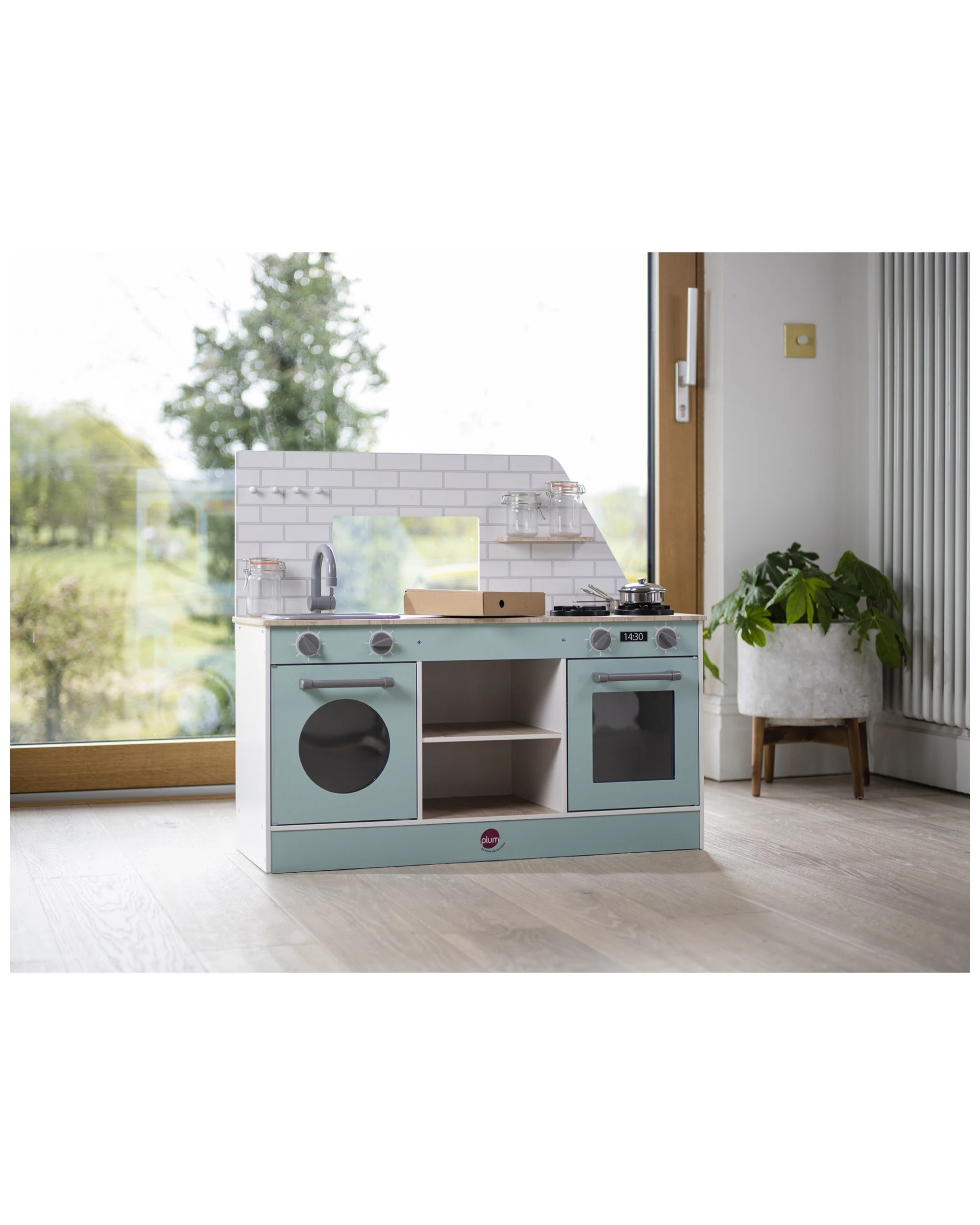 4 Plum Play Au 2-in-1 Wooden Street Food Truck And Kitchen 360 Degree Play, 4 of 8