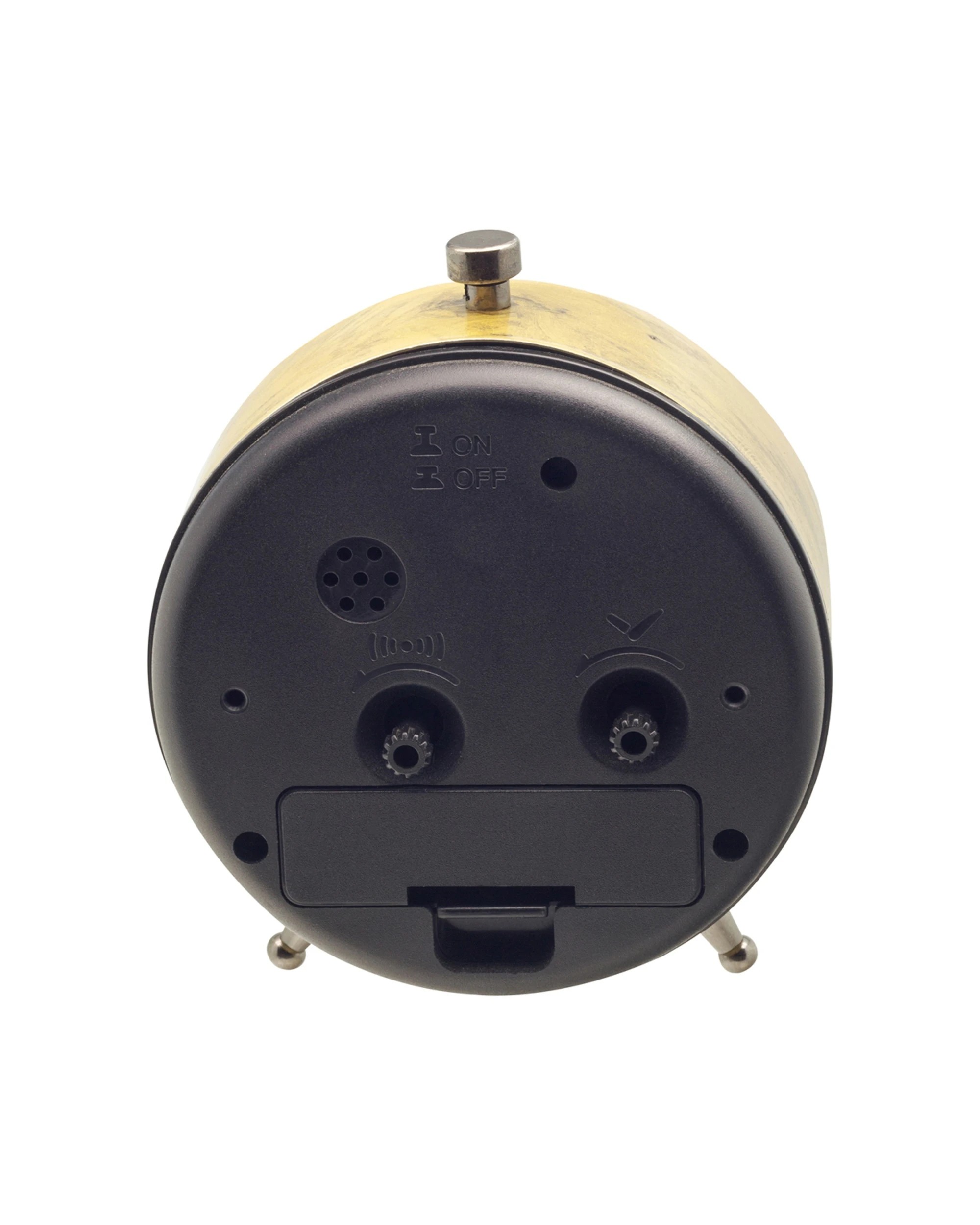 5 NEXTIME Harvey Alarm Clock Metal Case Dome Glass Luminous Hands Silent - Gold, 5 of 8