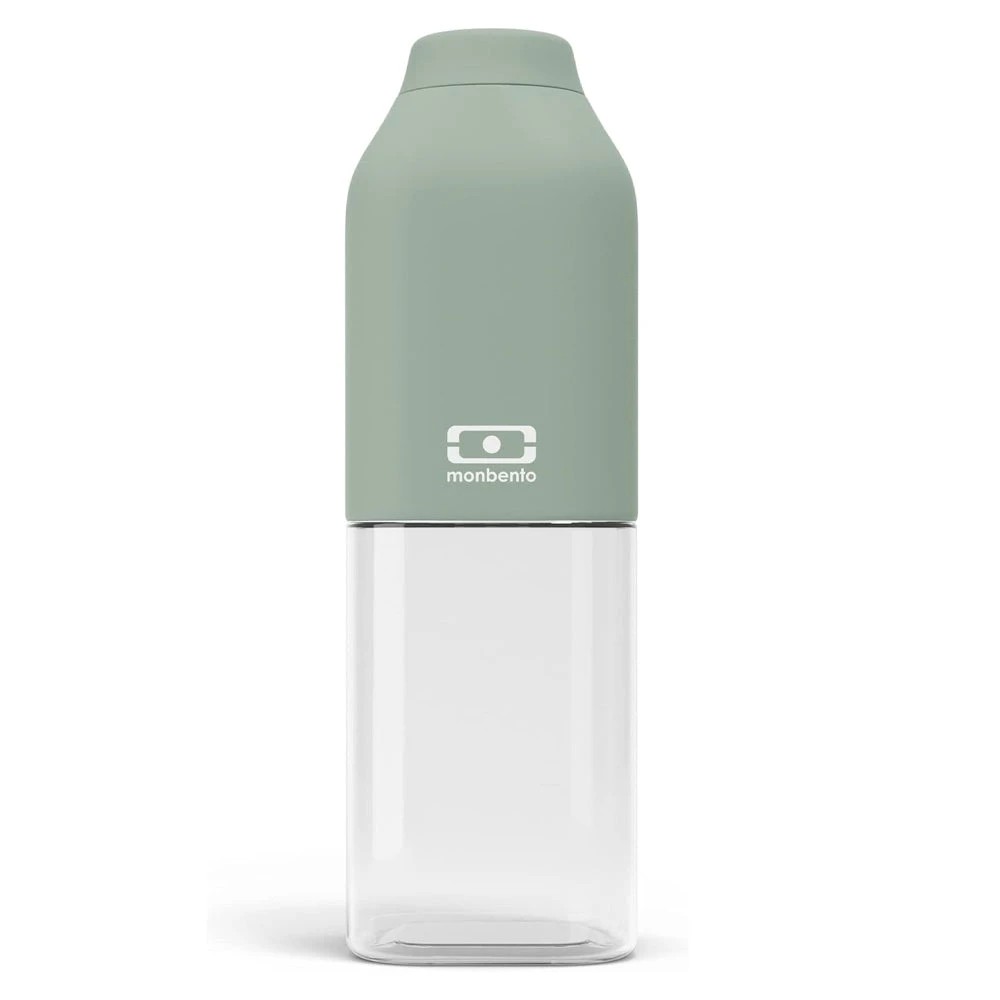 1 Monbento Mb Positive M Reusable Water Bottle Natural - Green - Green, 1 of 4