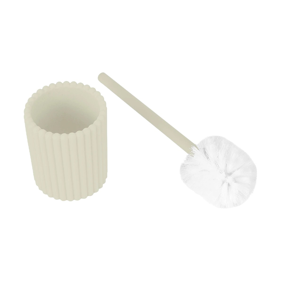 4 Natural Rib Toilet Brush Set, 4 of 9