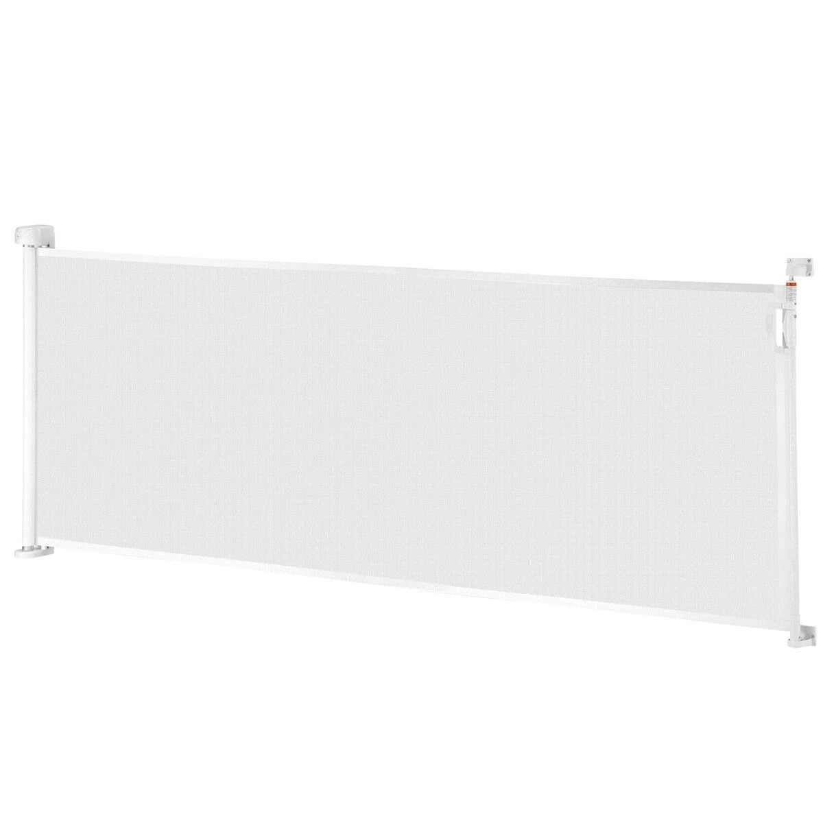 1 Pet Scene Retractable Baby Gate Safety Pet Dog Fence White, 1 of 8