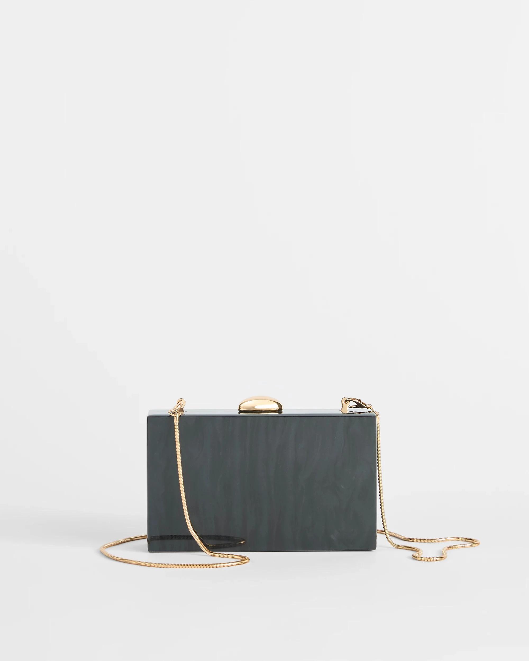 1 Target Acrylic Clutch Bag BLACK RIPPLE, 1 of 3