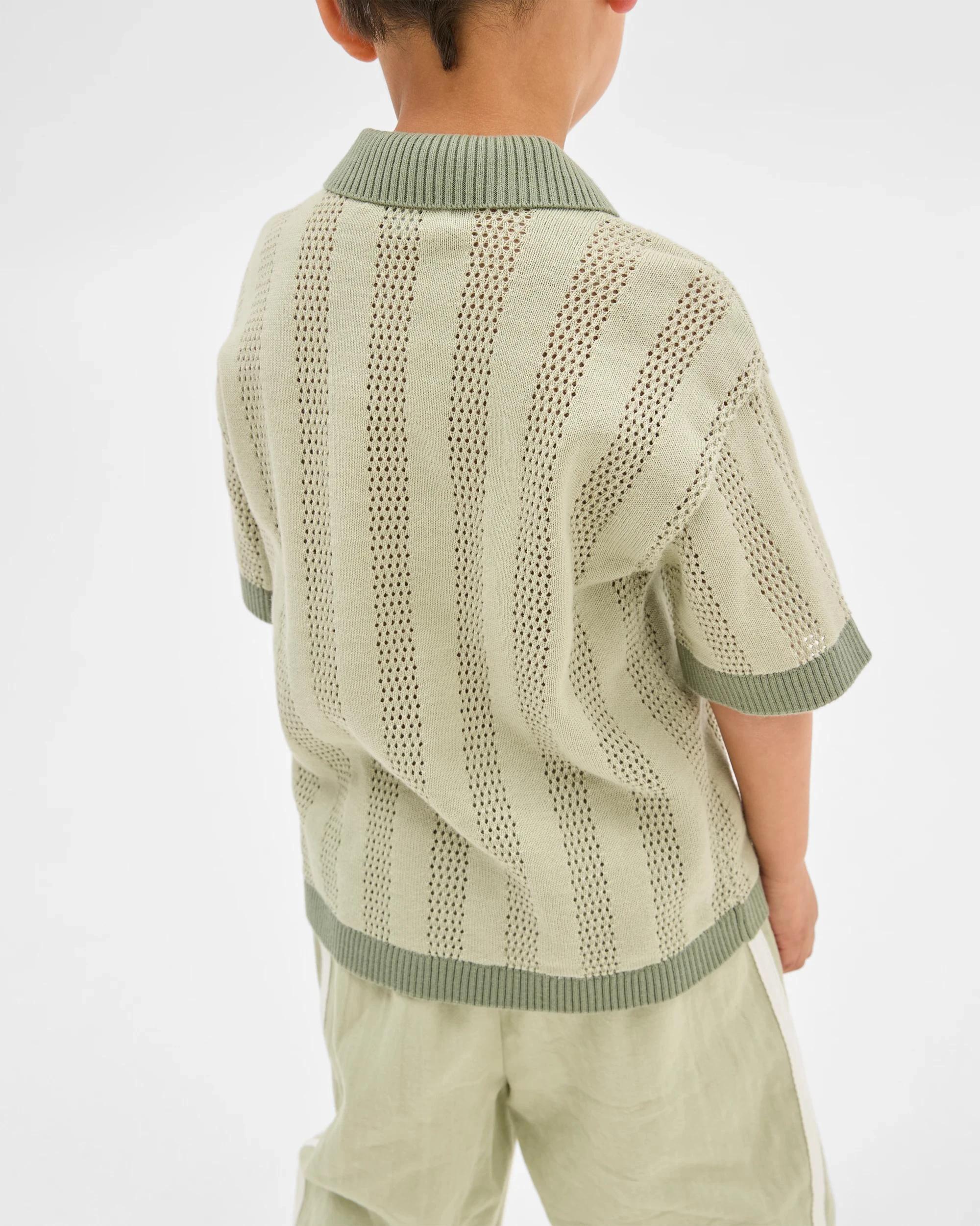 4 Target Australian Cotton Knit Shirt KHAKI, 4 of 6