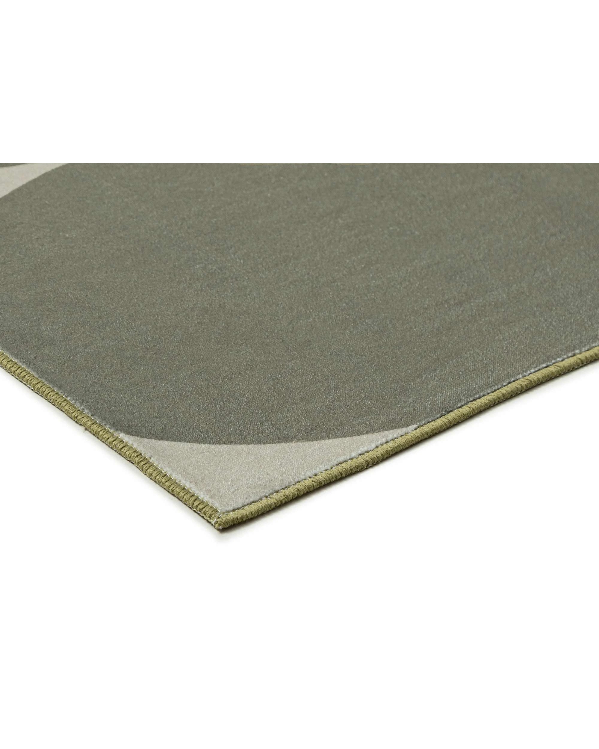 4 Loopsie Miaria Printed Washable Rug-220cm x 150cm - Green, 4 of 8