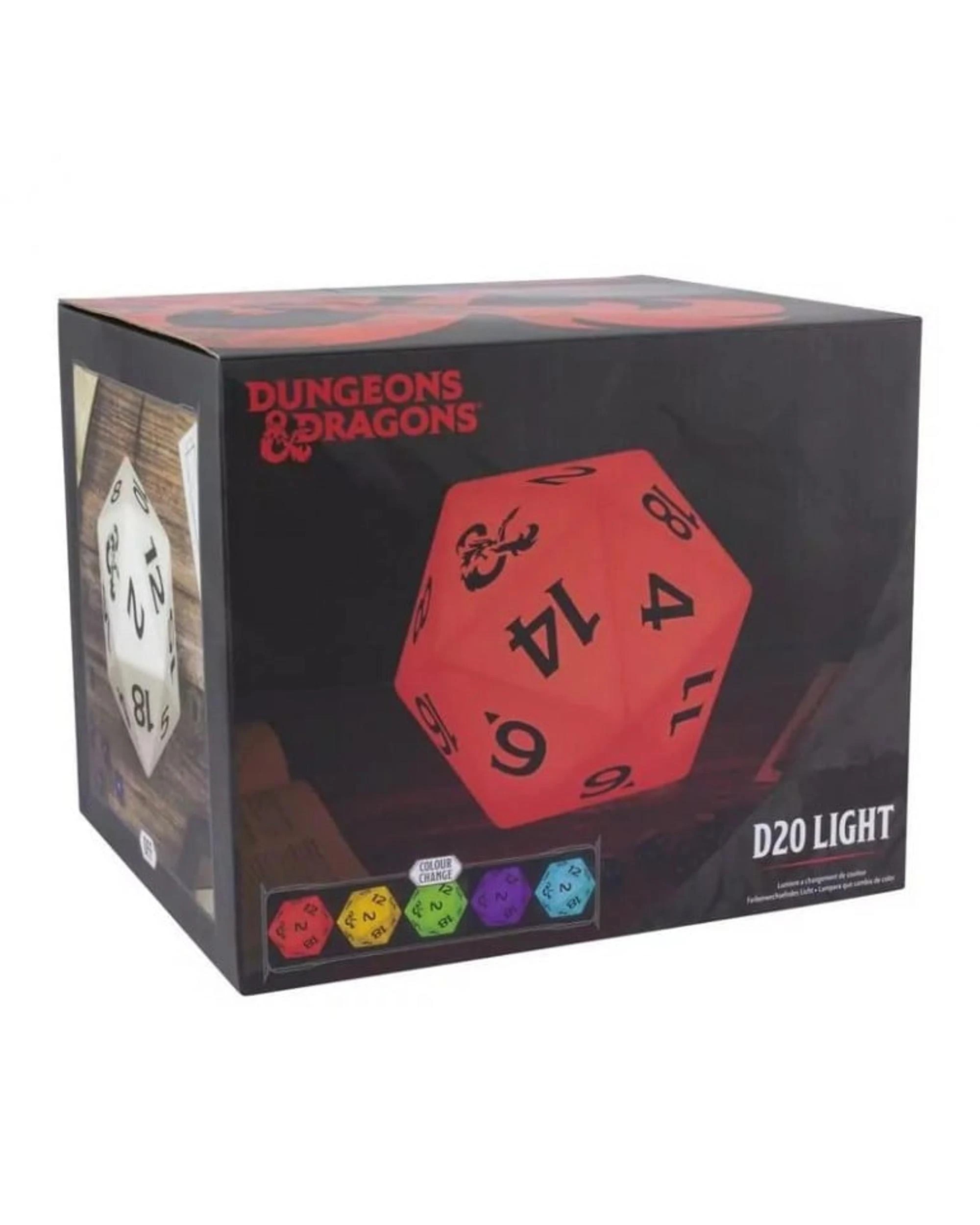 1 Paladone Dungeons and Dragons D20 Light, 1 of 8