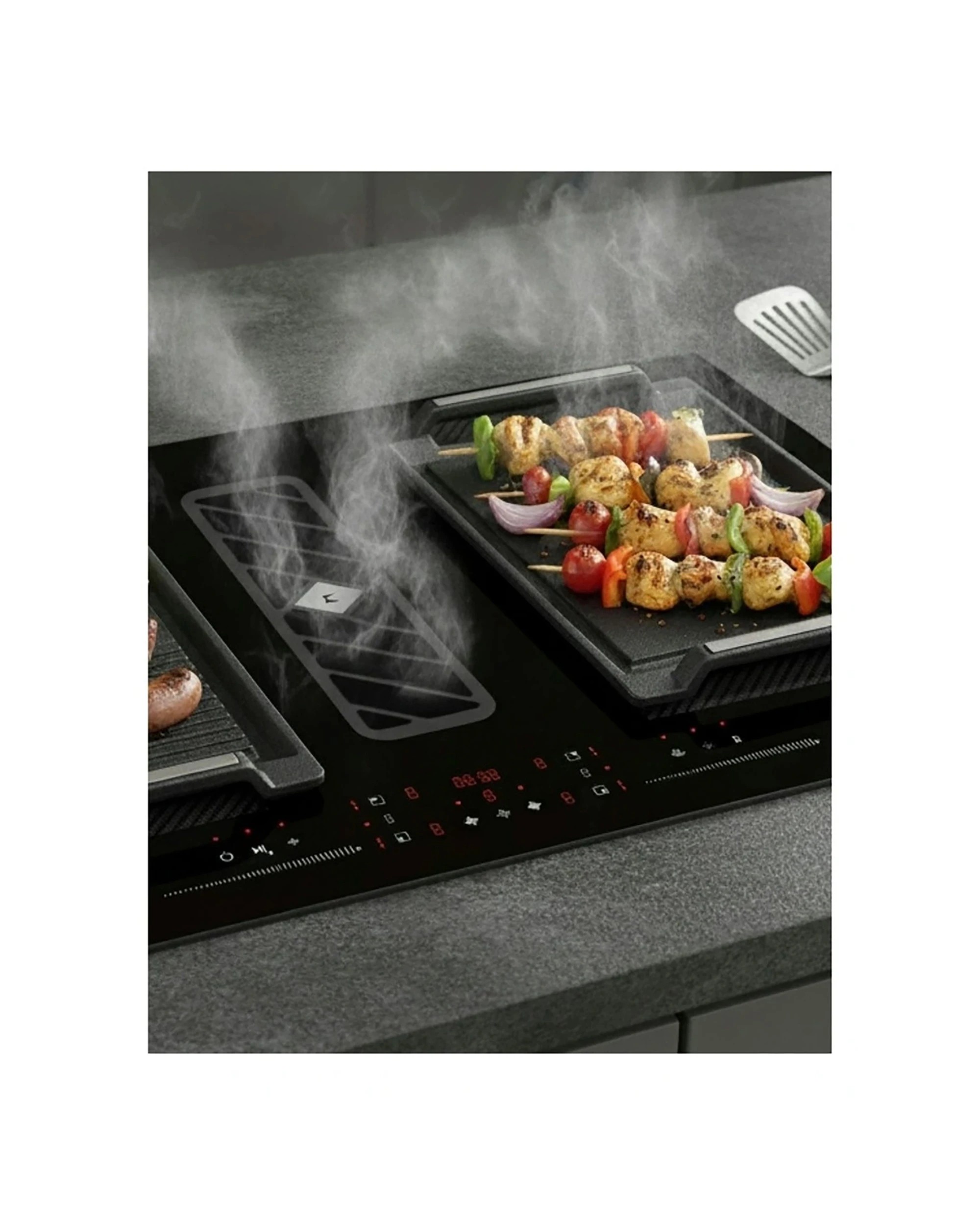 5 Kleenmaid Induction Cooktop With Integrated Air Extraction System 90cm Black, 5 of 6
