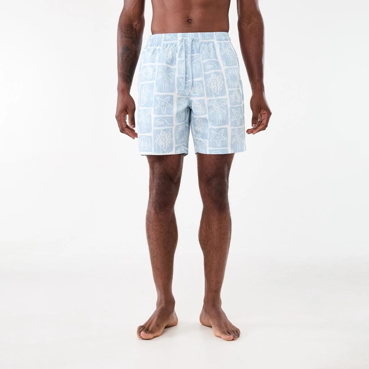 6 Regular Print Boardshorts Blu Stamp, 6 of 6
