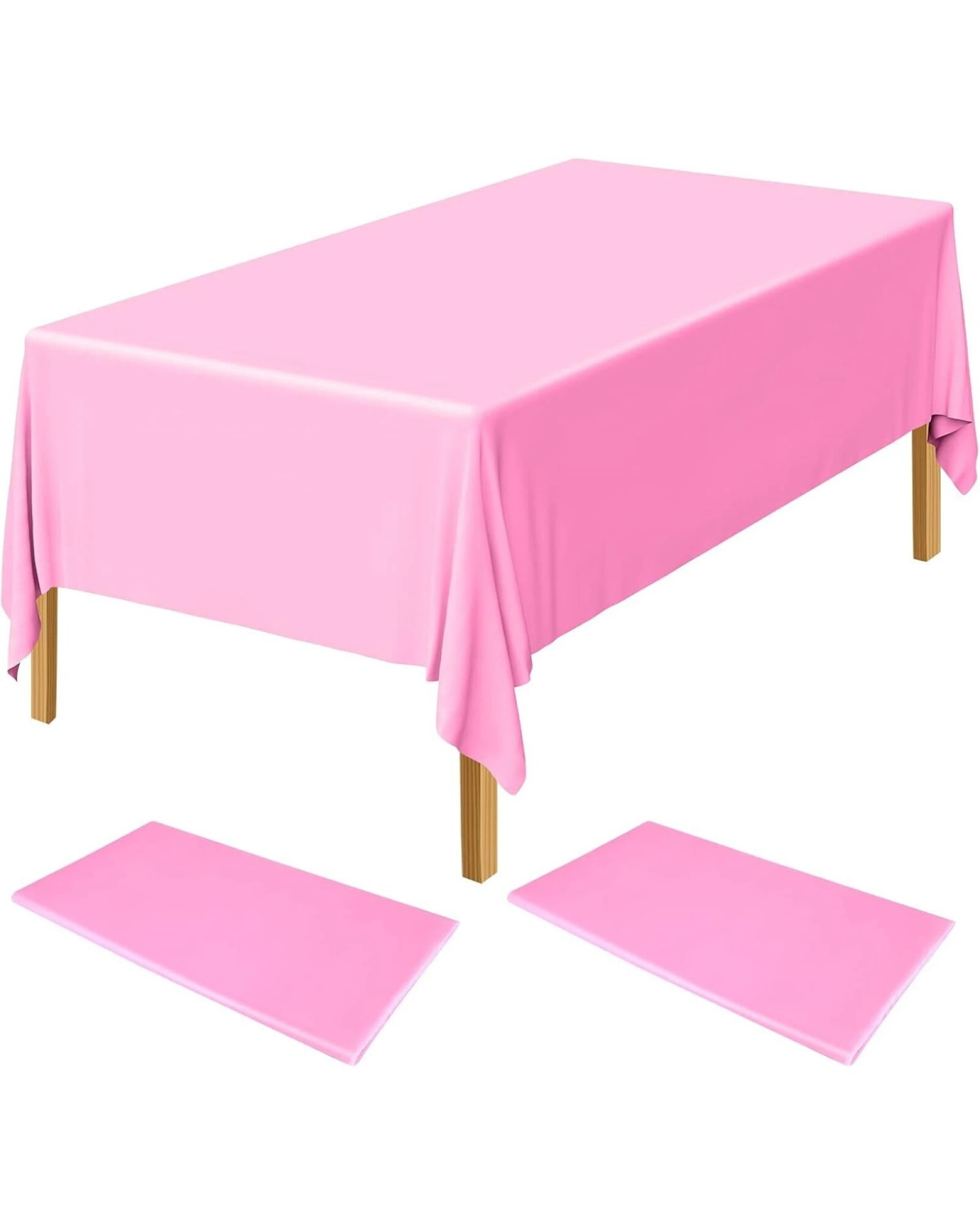 3 BR Home Reusable and Washable Table Cloth for Christmas Parties, 137cm x 274cm, 3 of 3