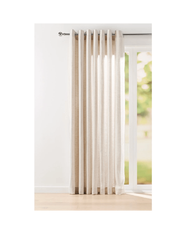 Cairo Wide Curtain - Beige - 240cm x 2
