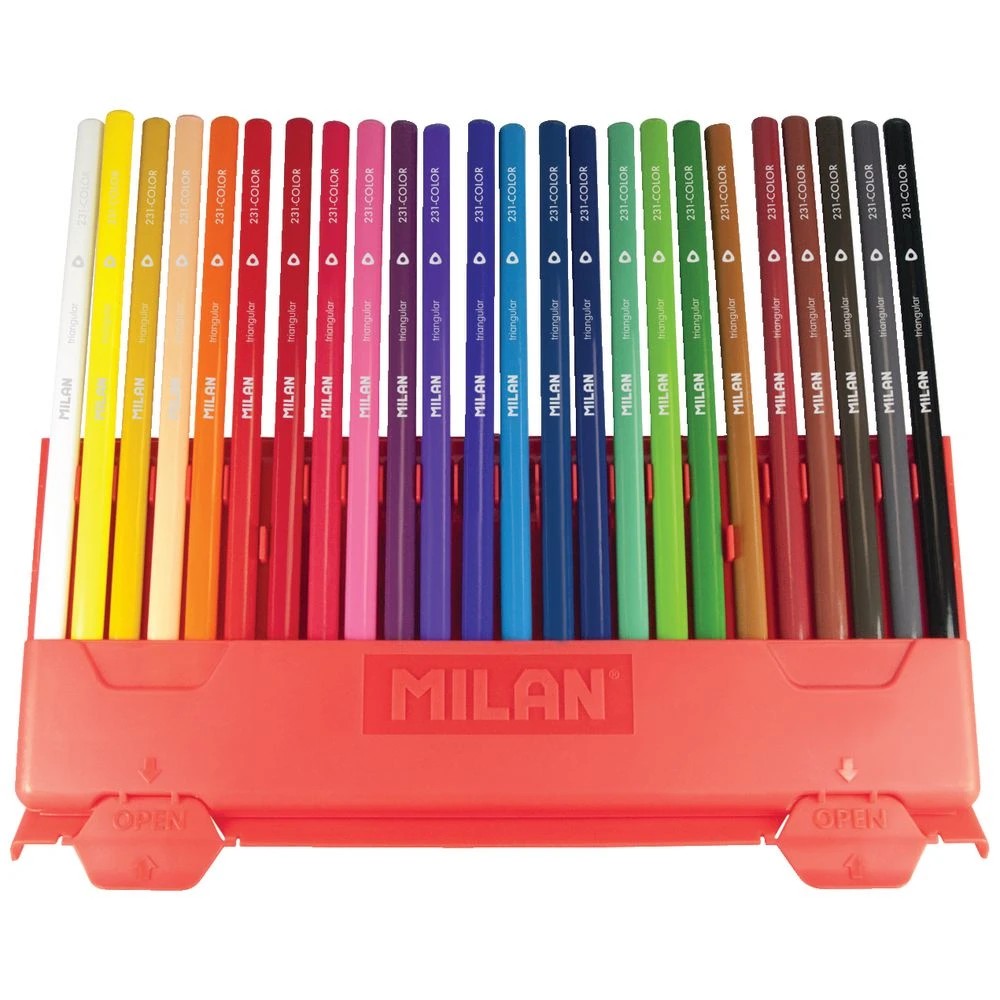 2 Milan Fibrebox Coloured Pencils 24 Pack, 2 of 3
