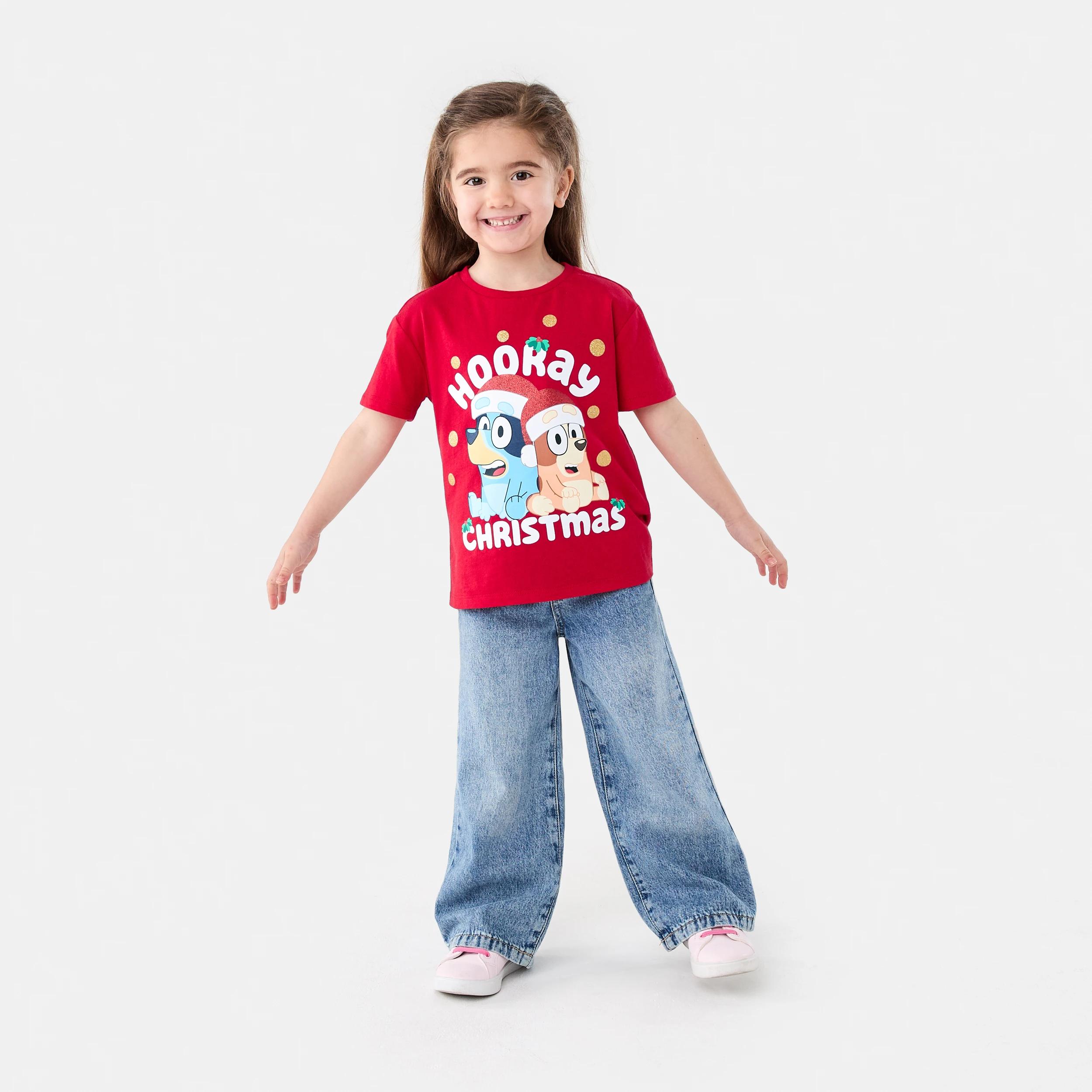 5 Bluey License Christmas Short Sleeve T-shirt BLUEY XMAS TEE, 5 of 6