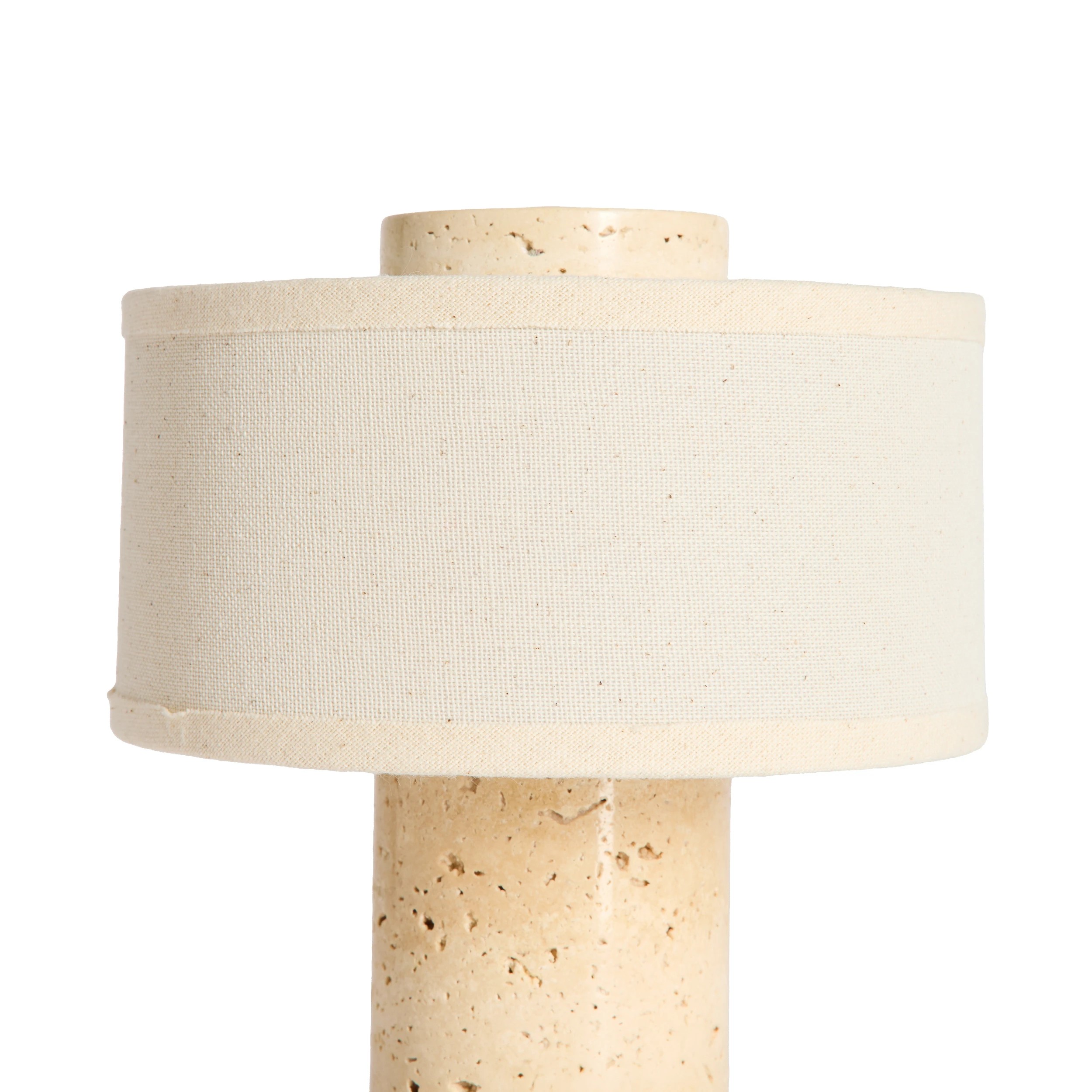 4 Travertine Portable Rechargeable Lamp - Natural, 4 of 7