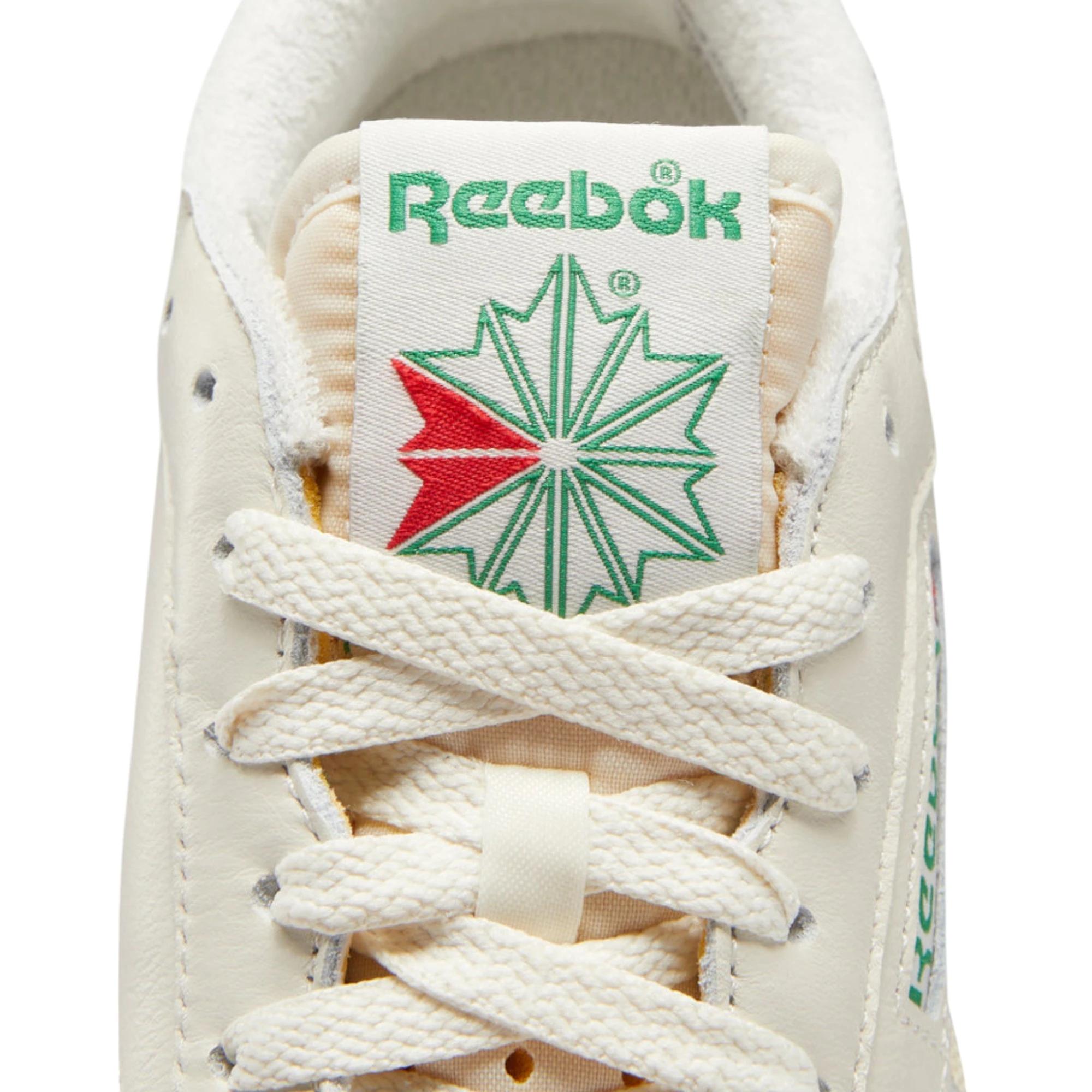 6 Reebok Womens Club C 85 Vintage Casual Shoes CHALK/GREEN, 6 of 9