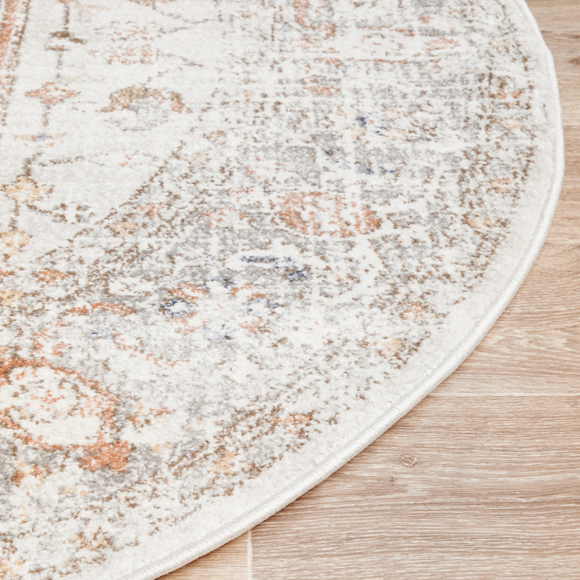 6 Common Ground Rugs Elite Lorissa 150x150cm - Small Round Rug - Natural, 6 of 8