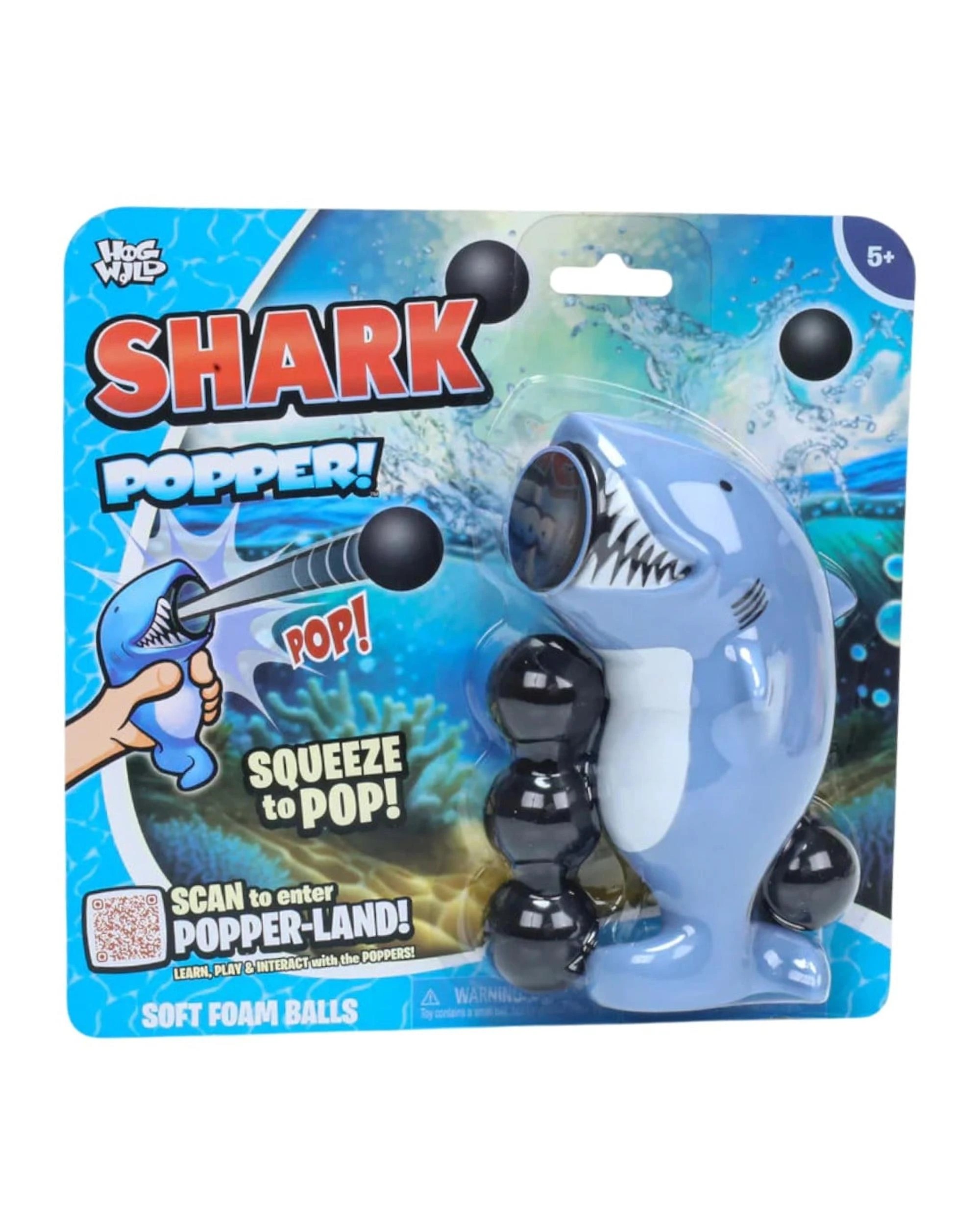 1 Hog Wild Shark Popper Soft Ball Shooter, 1 of 5