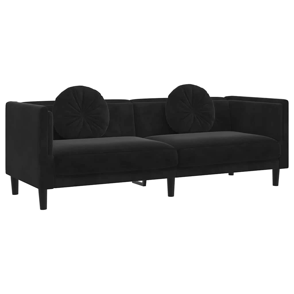 2 Vidaxl Couch - Black, 2 of 9