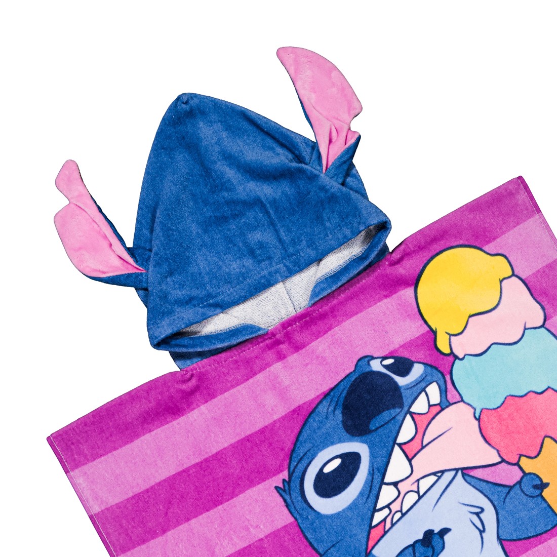 2 Disney Lilo & Stitch Cotton Hooded Towel, 2 of 4