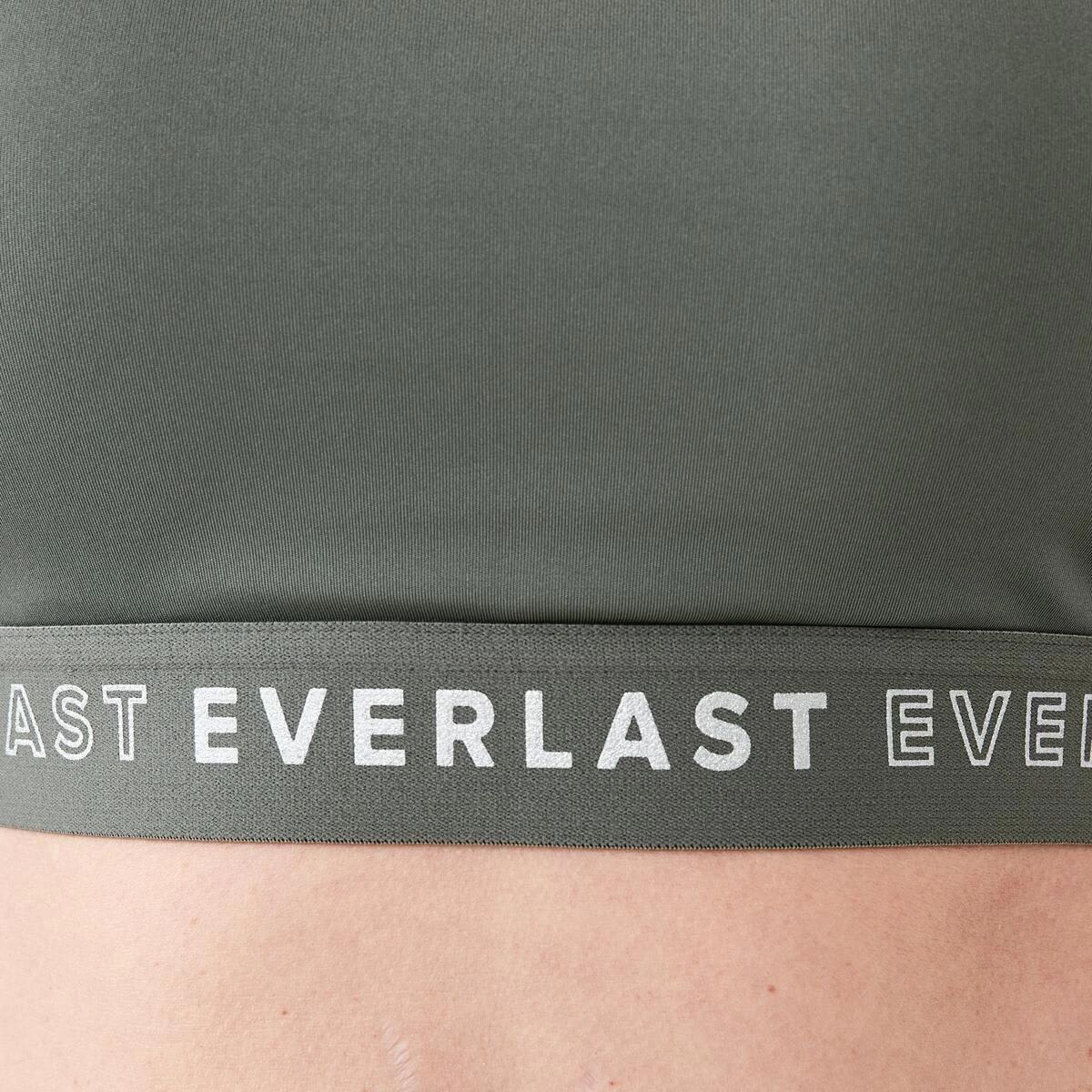 6 Everlast Womens Racer Back Crop Top Olive, 6 of 7
