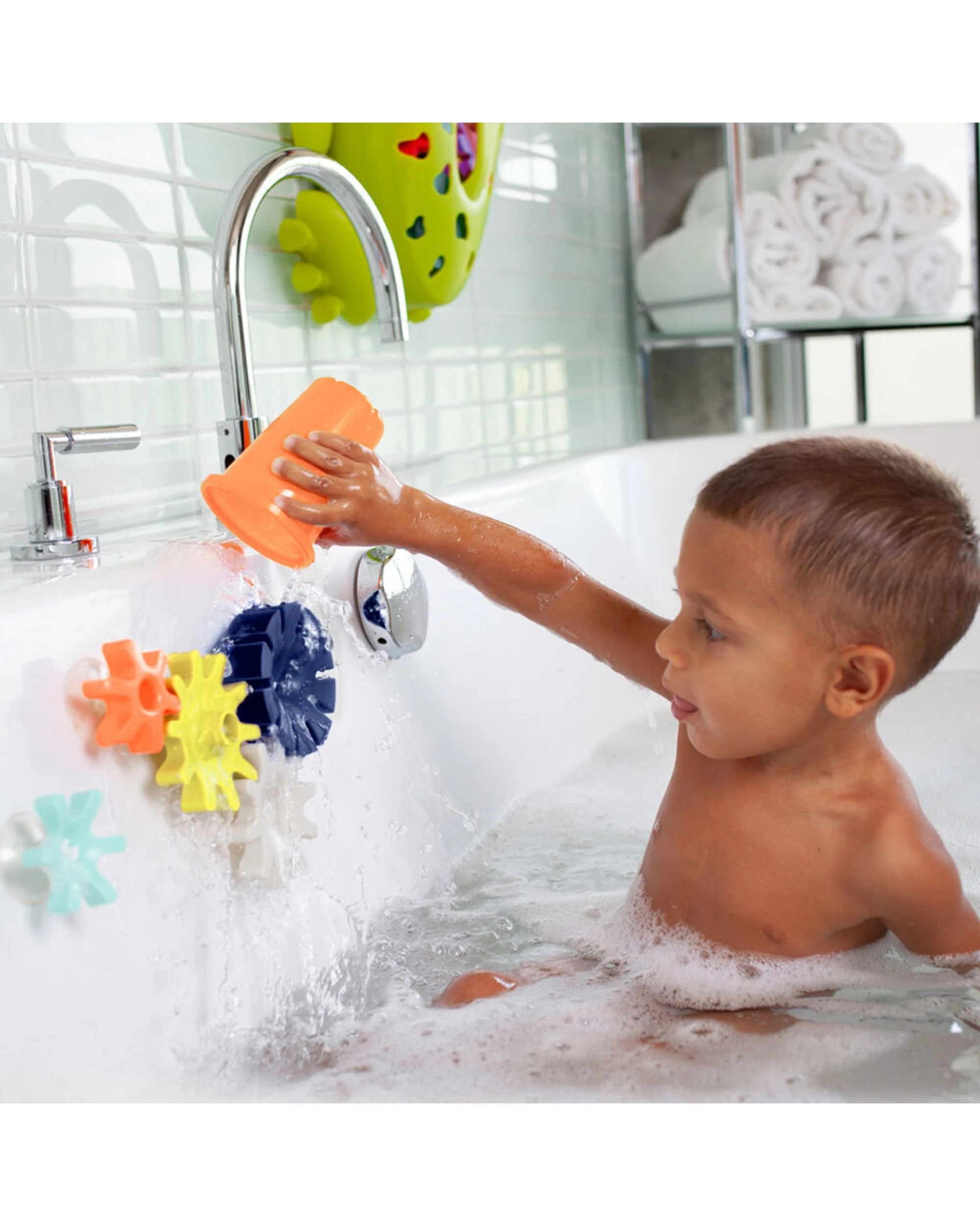 4 Boon Cogs Water Gears/Jellies Suction Cup Bath Toy 2PK - Multi, 4 of 8