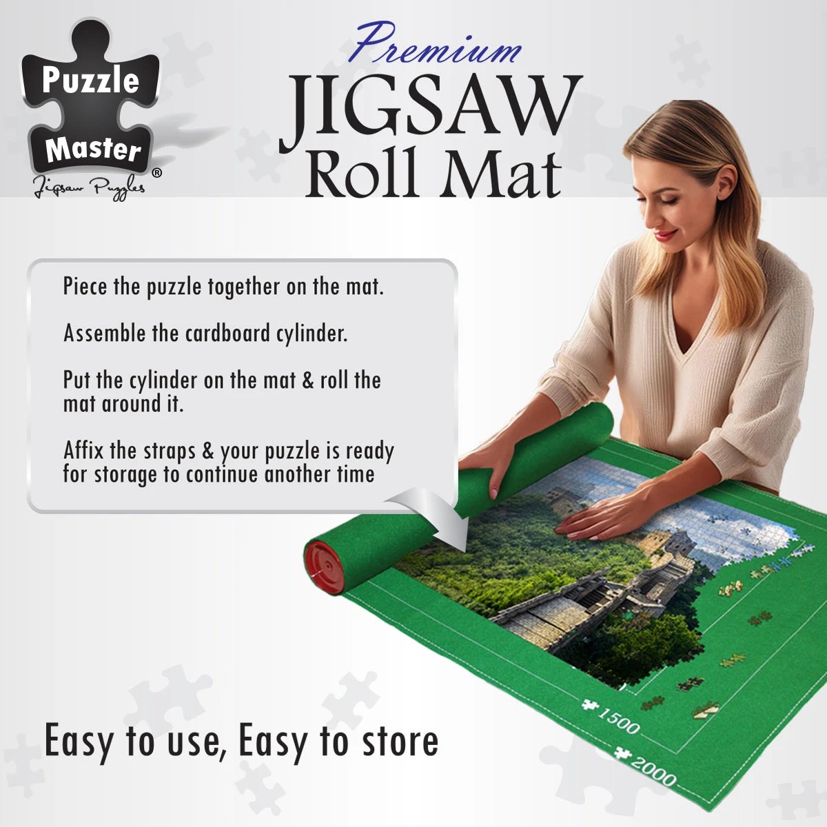 4 Puzzle Masters Jigsaw Roll Mat, 4 of 6