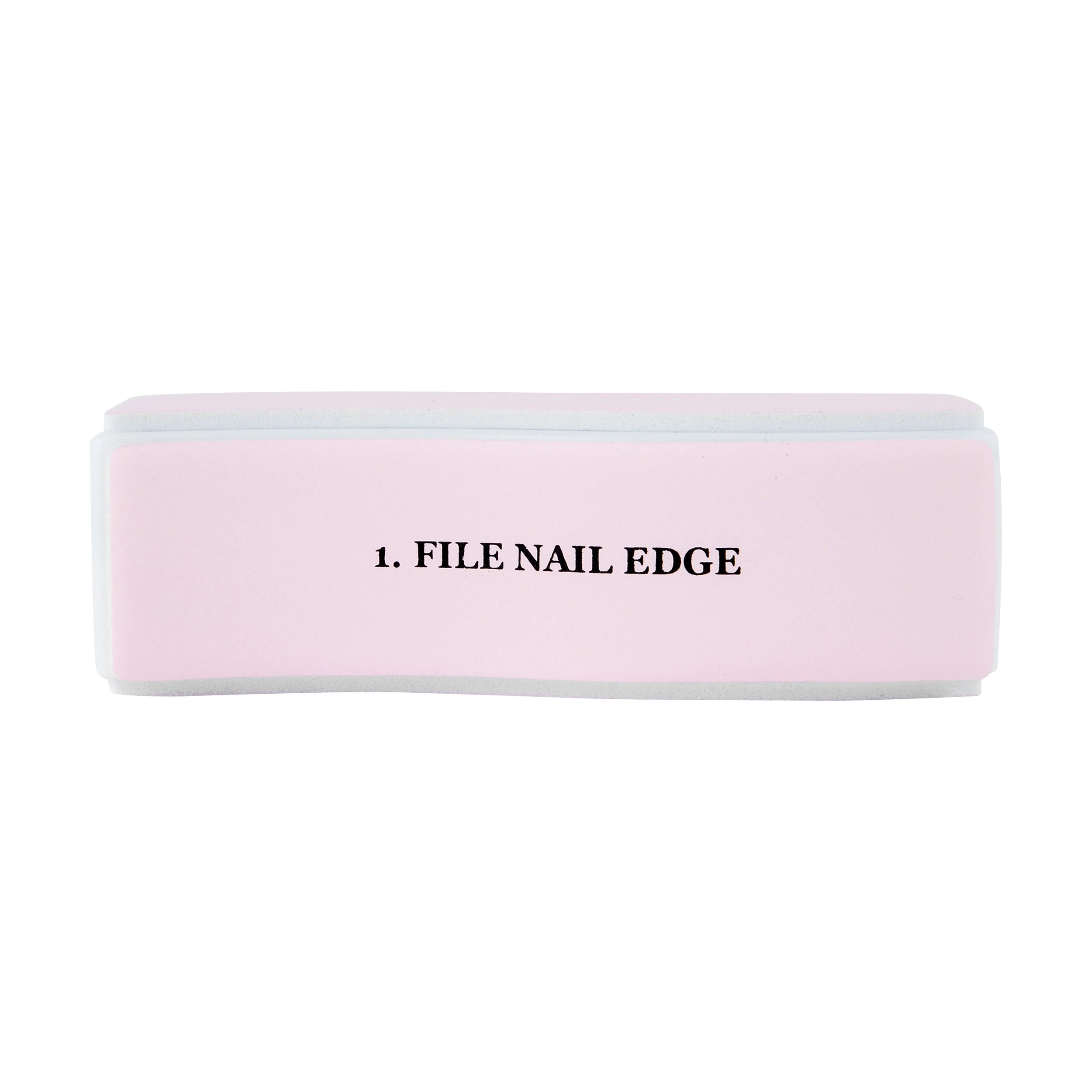 3 OXX Cosmetics Wave Nail Buffer - Pink and White, 3 of 7