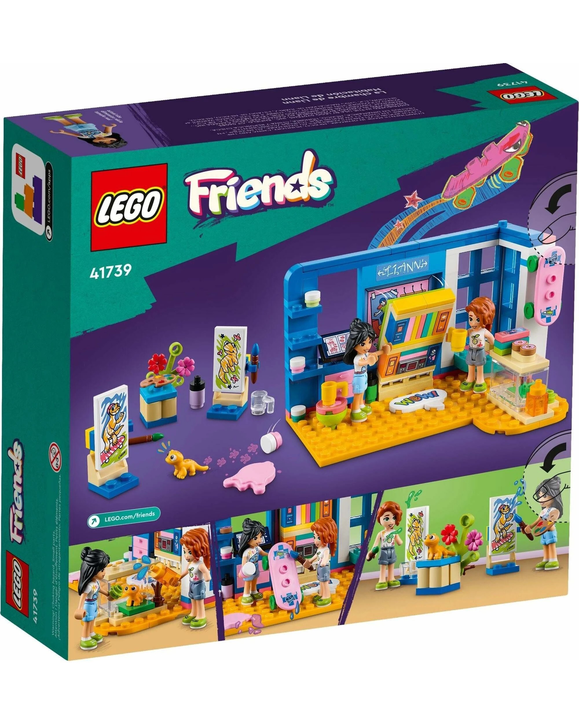 6 LEGO Friends 41739 Liann's Room Playset, 6 of 7