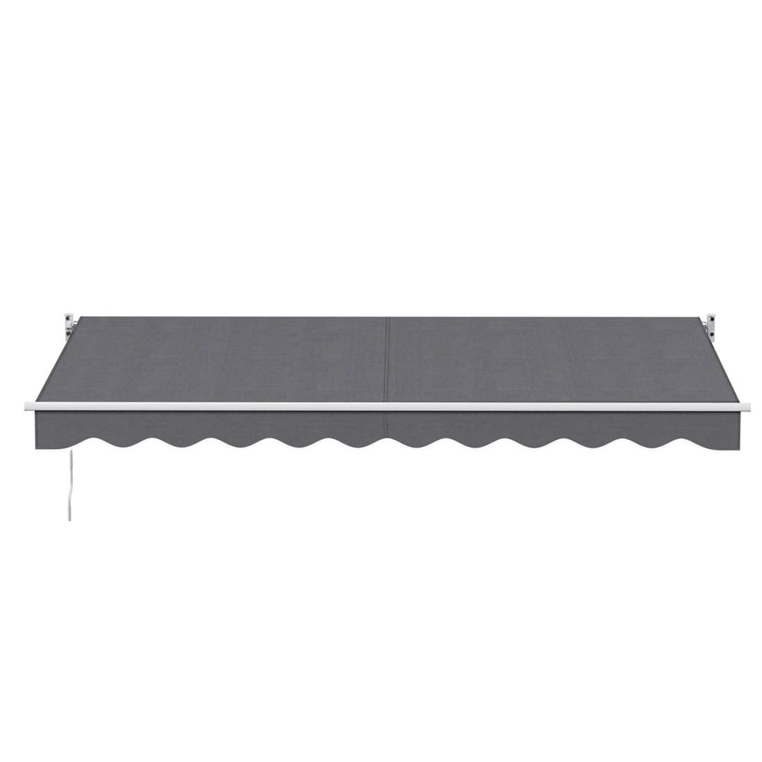 3 Instahut Retractable Folding Arm Awning Manual Sunshade 4.5Mx2.5M - Grey, 3 of 6