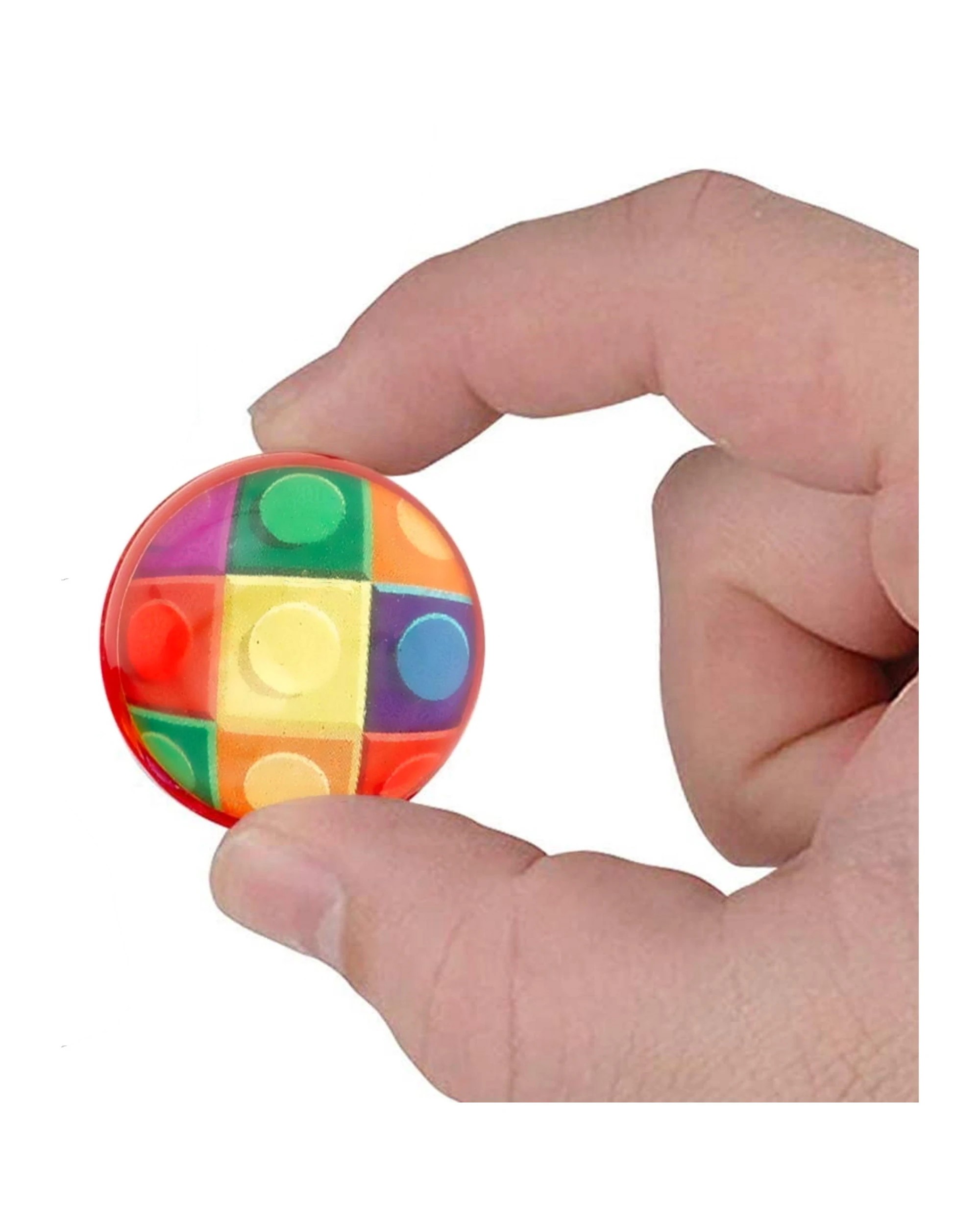 2 Partyrama Block Mania Bounce Balls Pack of 12, 2 of 3