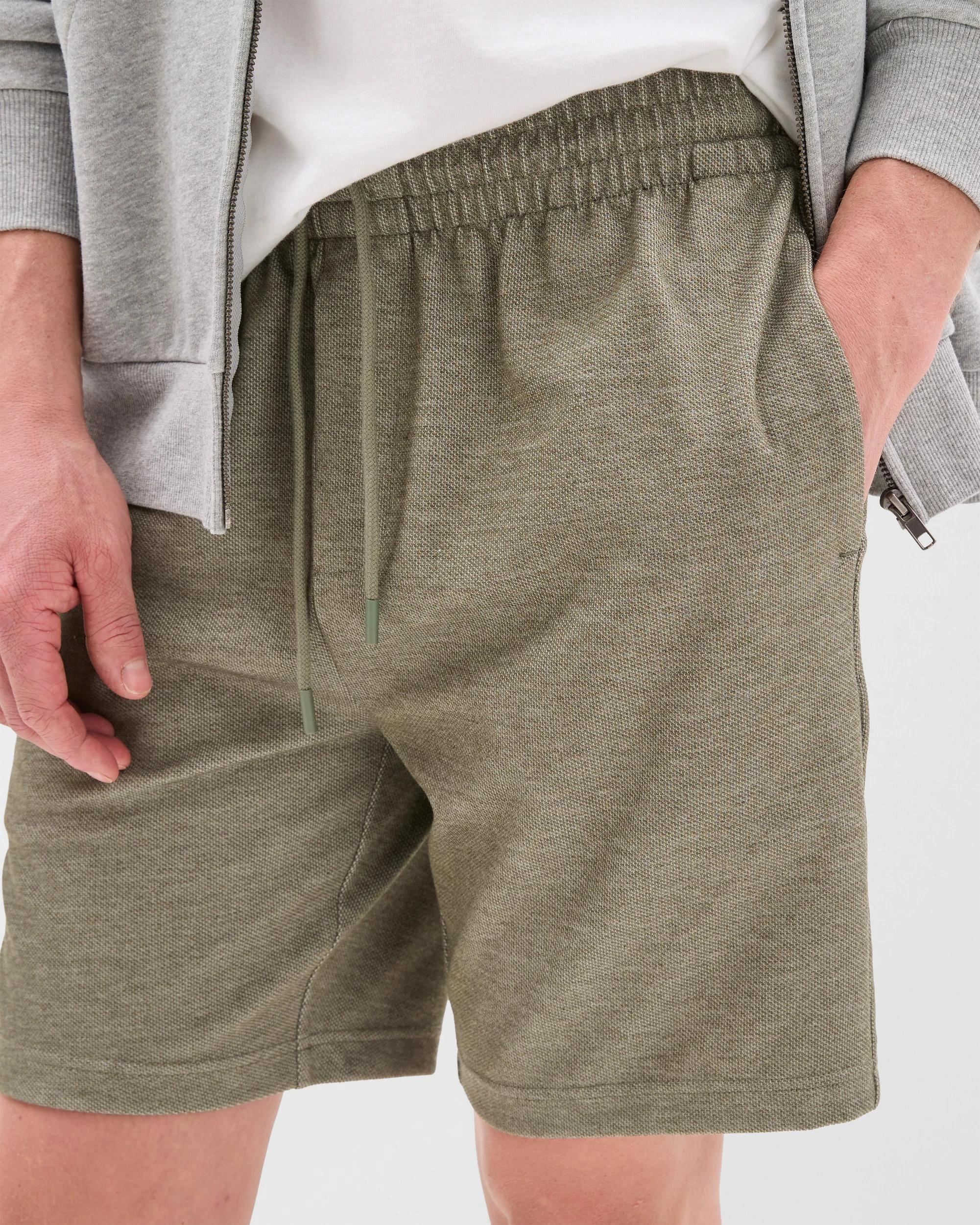 4 Target Textured Fleece Shorts SEA GRASS, 4 of 5