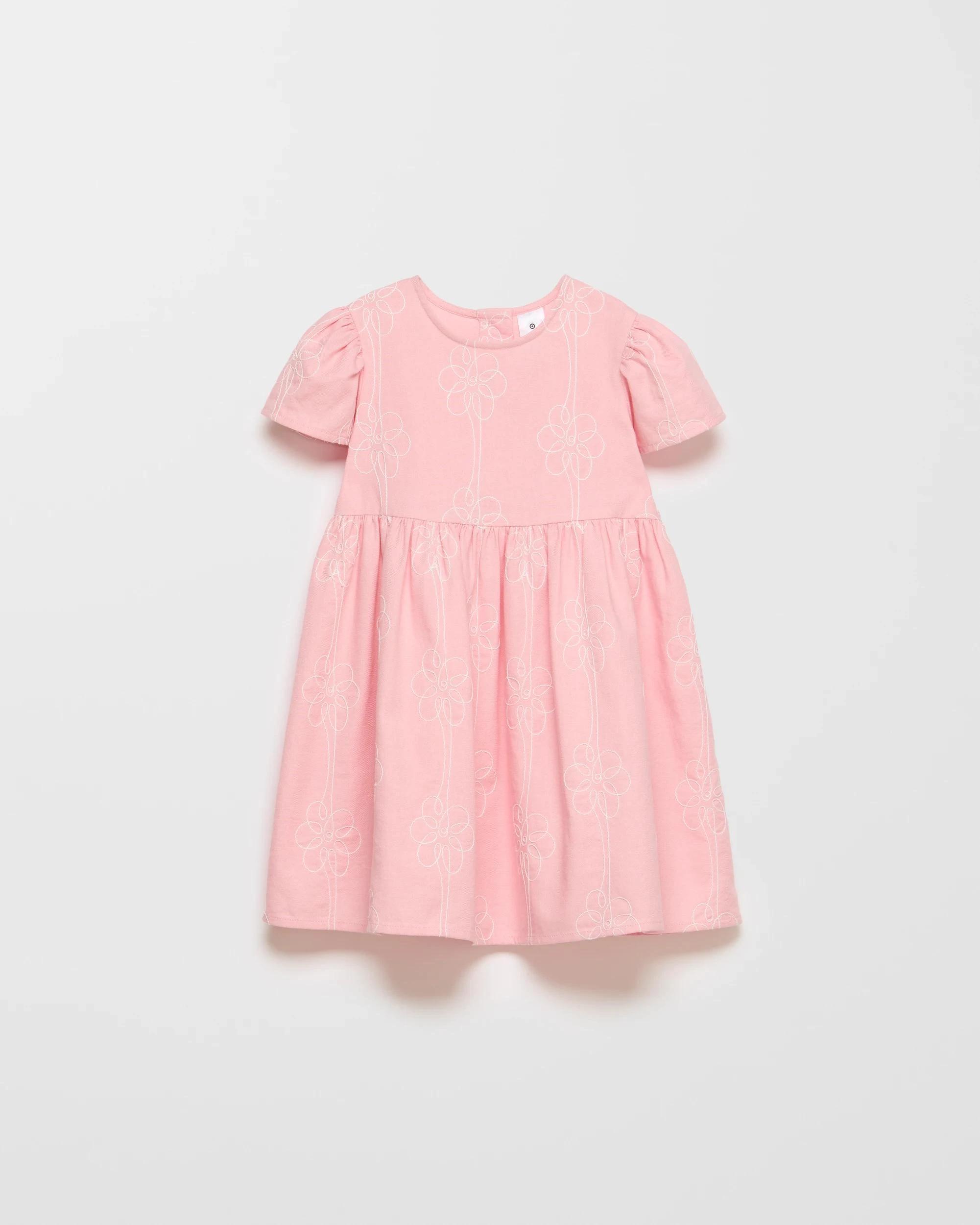 5 Target Kids Fashion Denim Dress PINK, 5 of 6