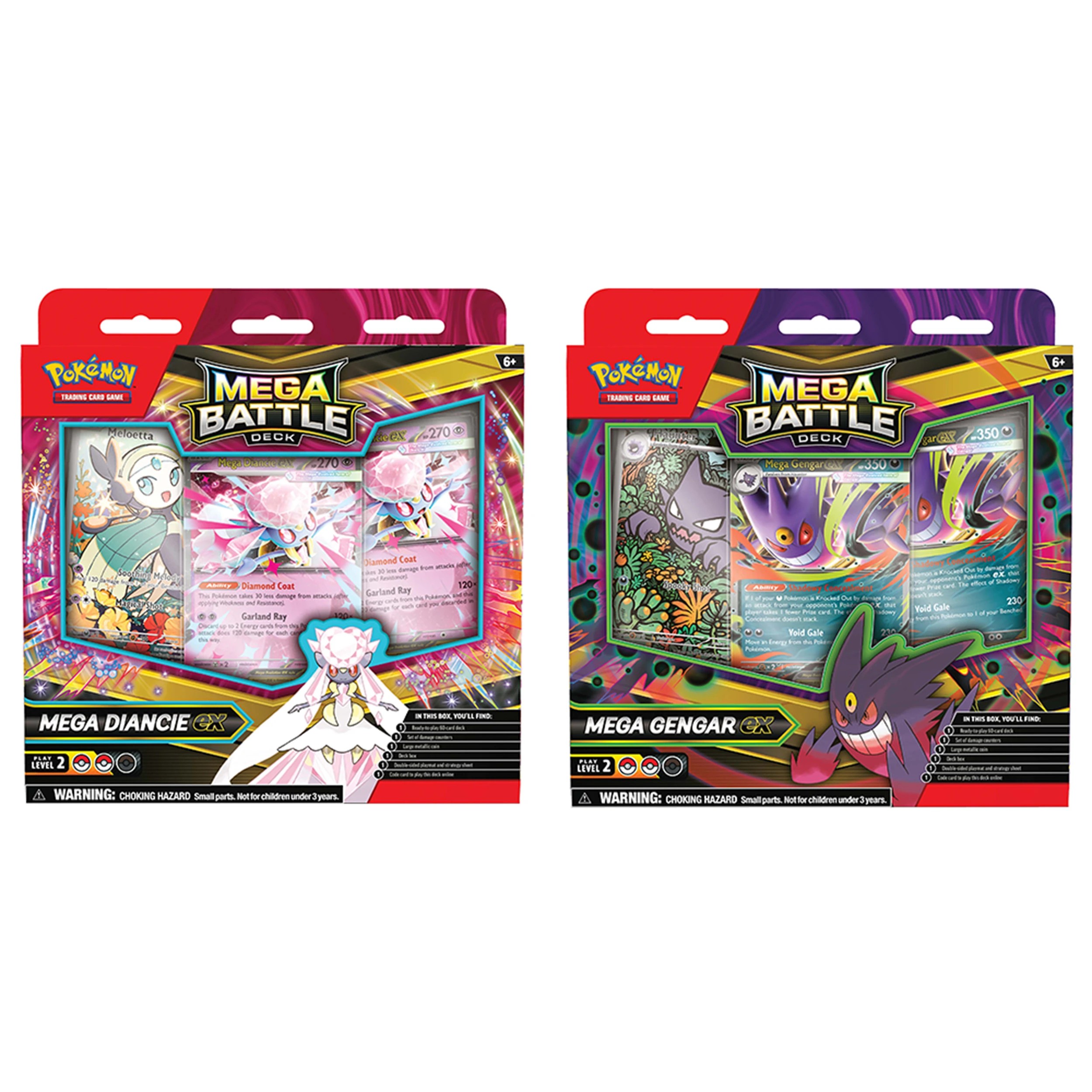 1 Pokemon Trading Card Game: Mega Battle Deck Mega Gengar Ex & Mega Diancie Ex - Assorted, 1 of 7