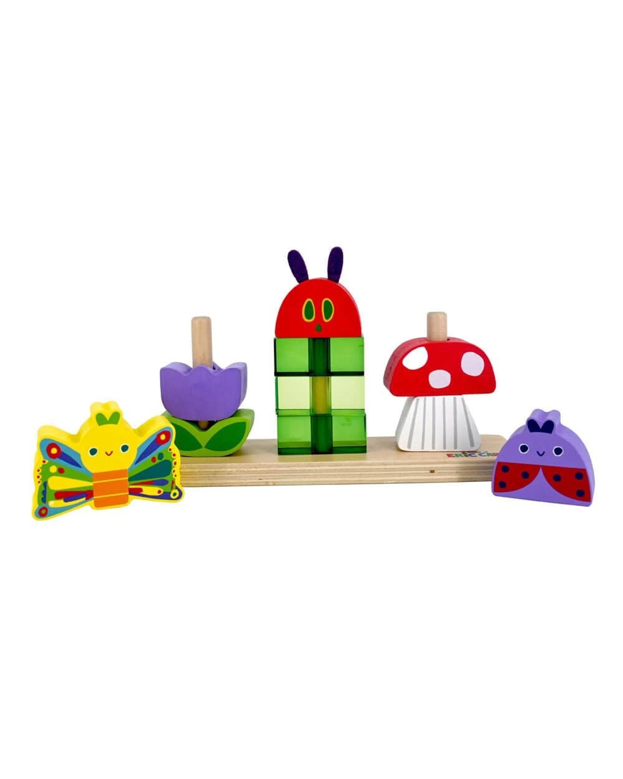 2 The World of Eric Carle Very Hungry Caterpillar Wooden Character Stacker, 2 of 2