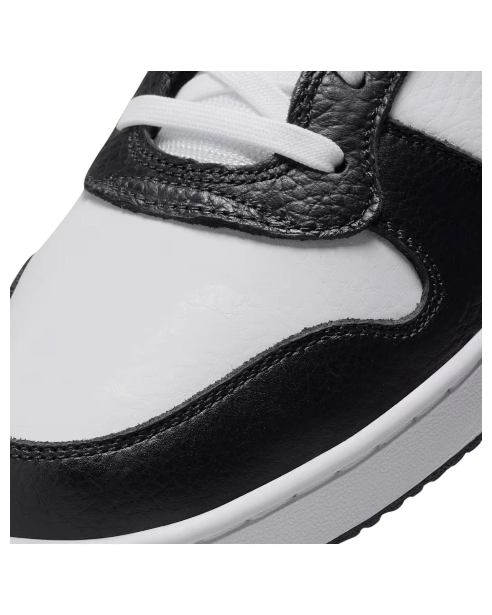 5 Nike Mens Ebernon Low Premium Athletic Shoes BLACK/WHITE/GREY, 5 of 7
