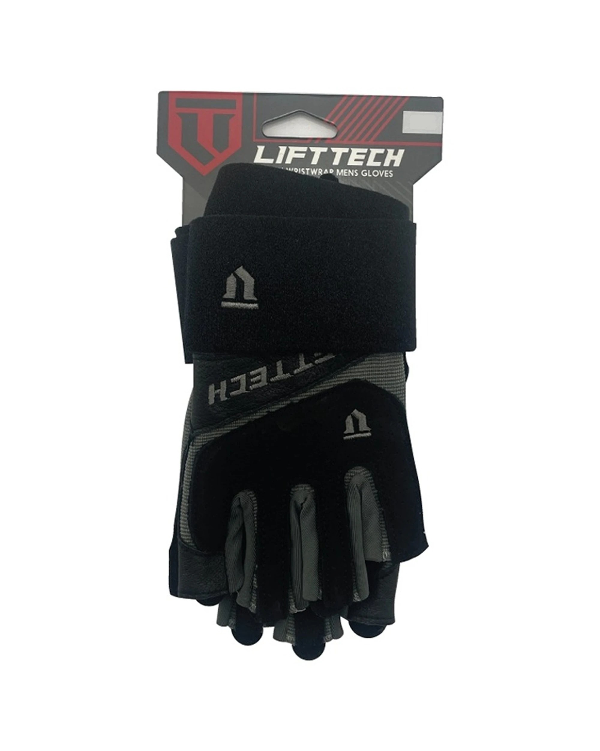 1 Lift-Tech Fitness Klutch Heavy Lifting Gloves With Adjustable Wrist Support Wrap XXL - Black, 1 of 1