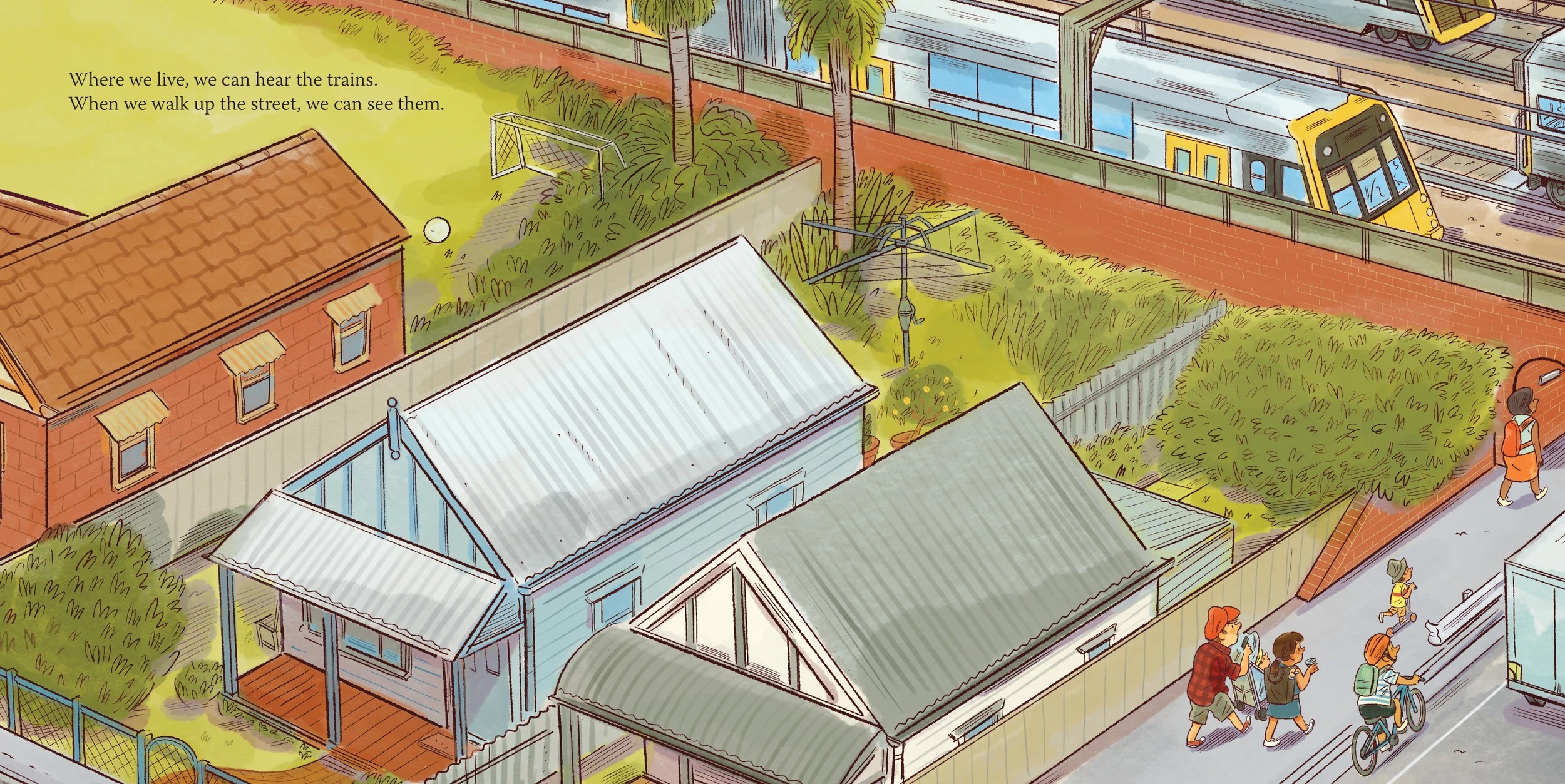 2 The Train at the End of My Street by Tom Jellett - Book, 2 of 4