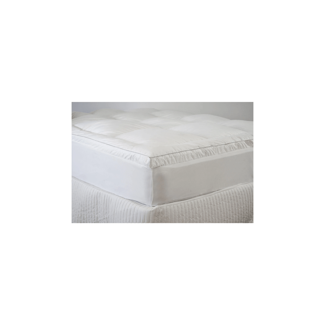2 Ardor 2800gsm Standard King Bed Microfibre Mattress Topper
 - White, 2 of 3