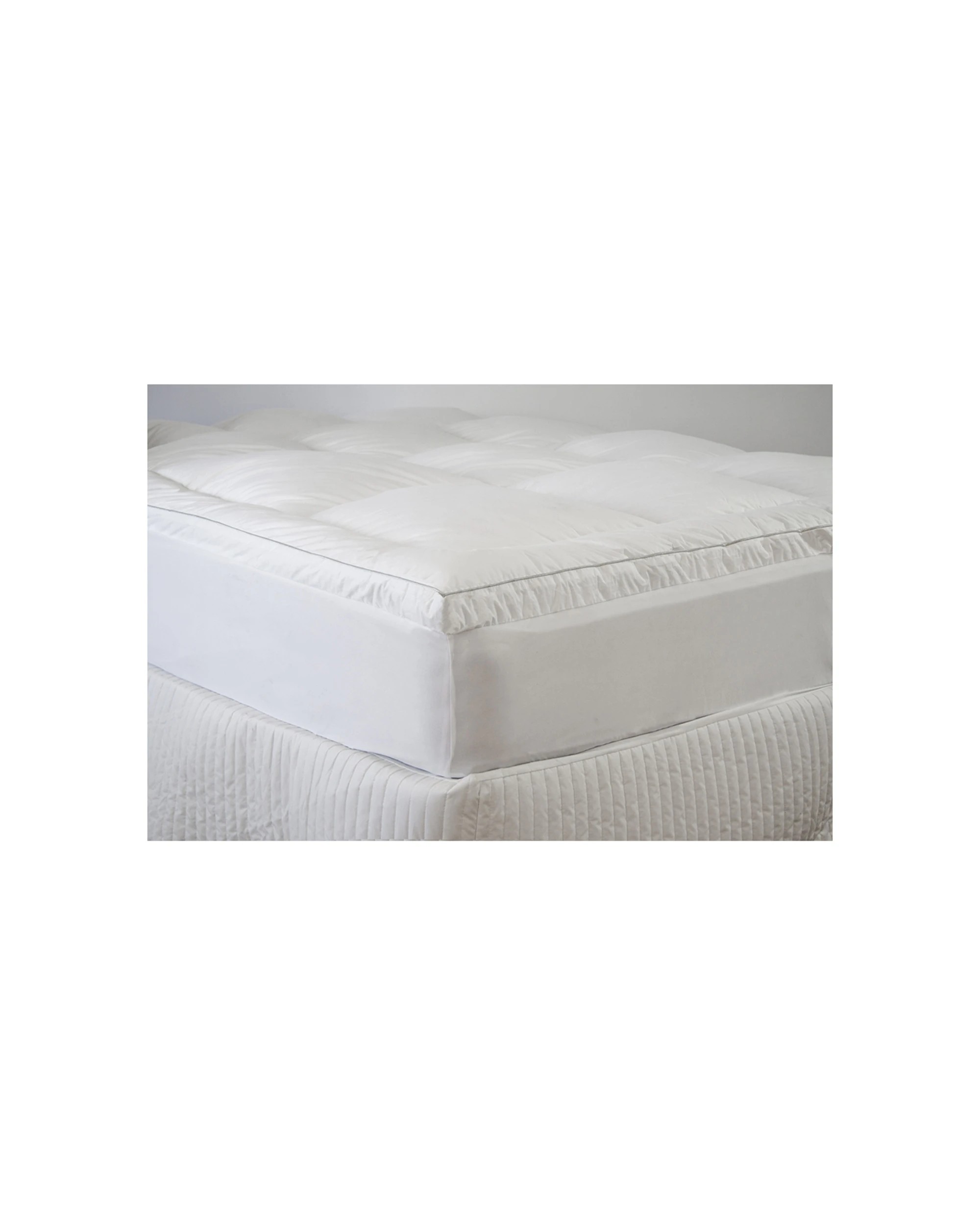 2 Ardor 2800gsm Standard King Bed Microfibre Mattress Topper - White, 2 of 3