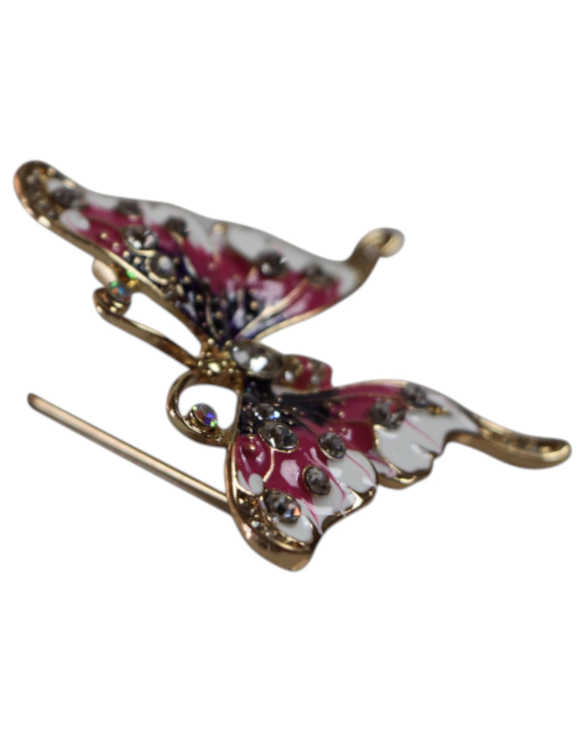 3 Zasel Pink Purple Butterfly Brooch Blazer Shirt Pin - Multi, 3 of 3