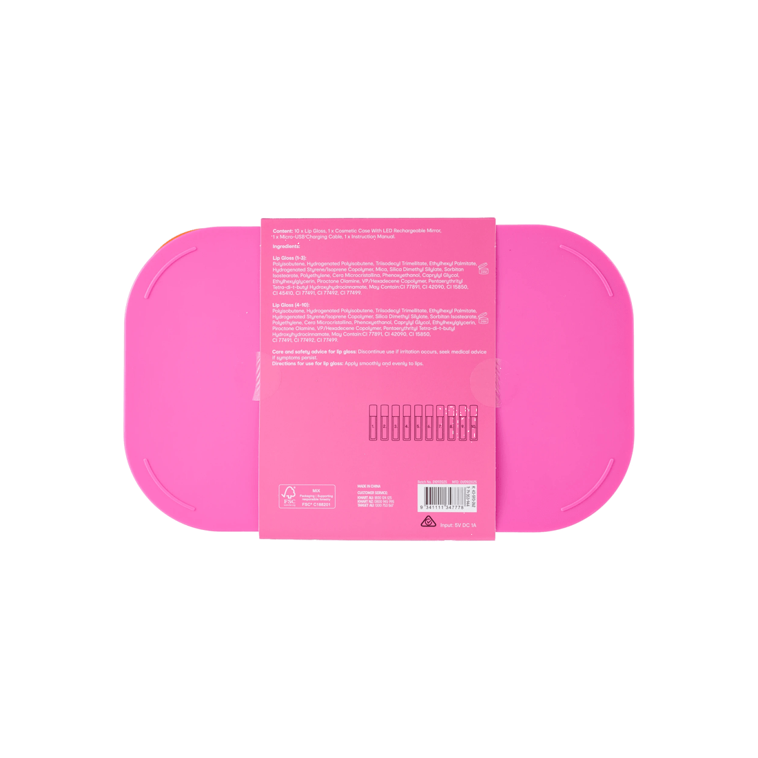 10 OXX Cosmetics LED Cosmetic Case and Lip Gloss Set, 10 of 10