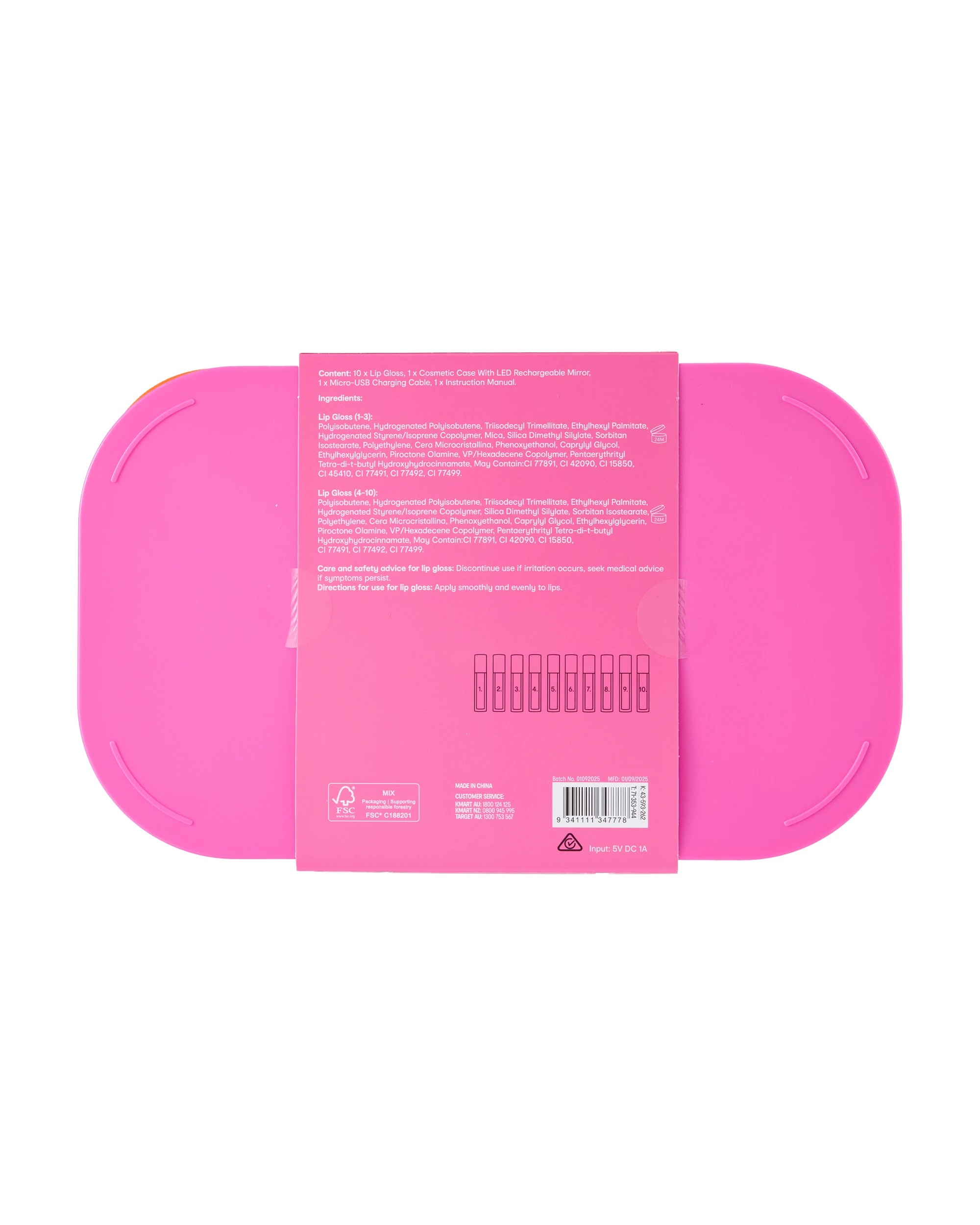 10 OXX Cosmetics LED Cosmetic Case and Lip Gloss Set, 10 of 10