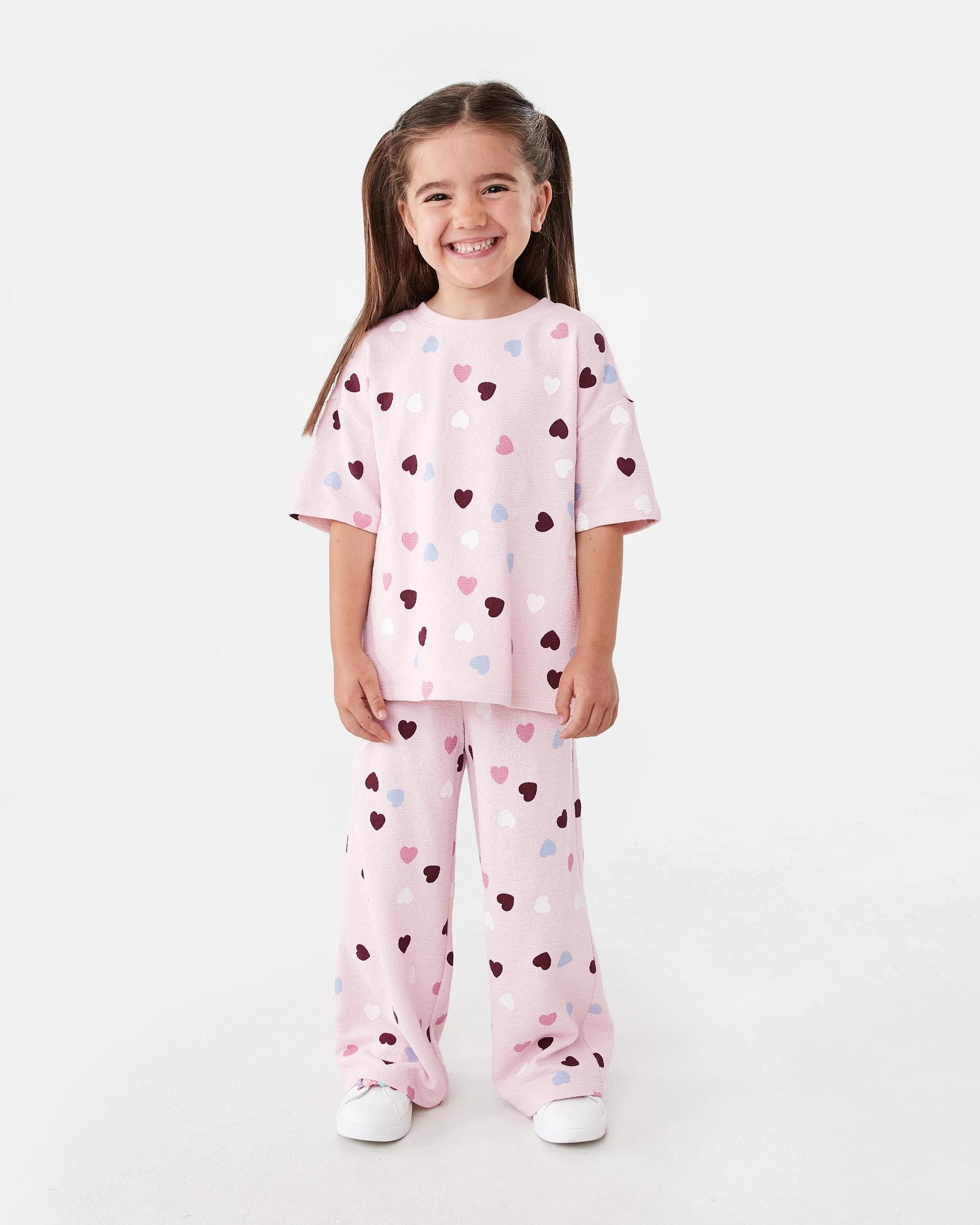 5 Slub Jacquard Pants Pnk Heart, 5 of 6