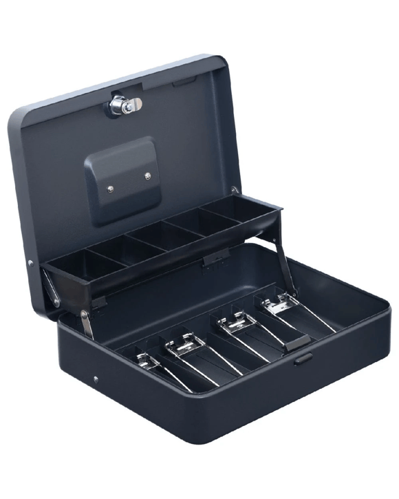J.Burrows Extra Large Cash Box Black