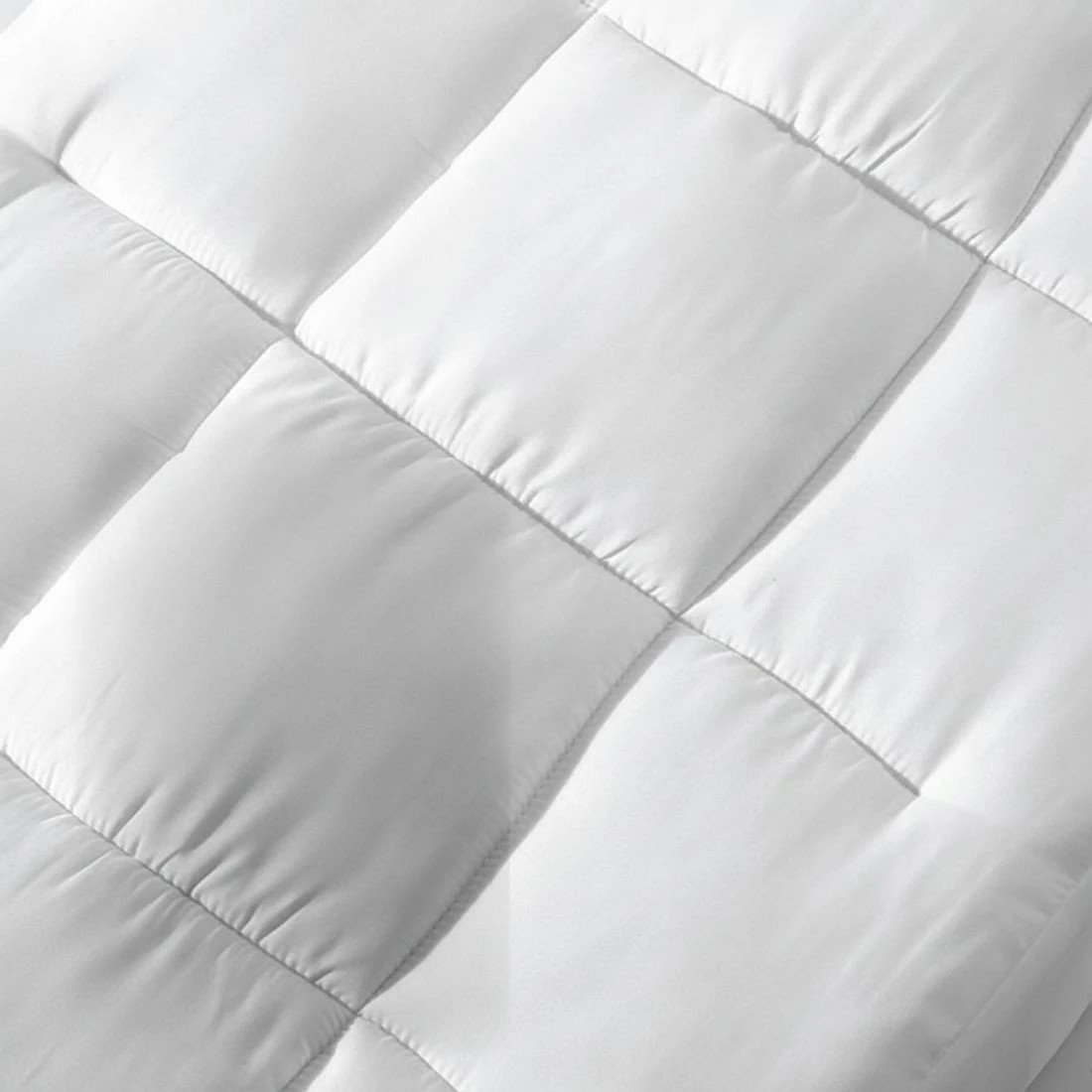 4 Giselle Bedding Mattress Topper Pillowtop Bamboo Cot - White, 4 of 4
