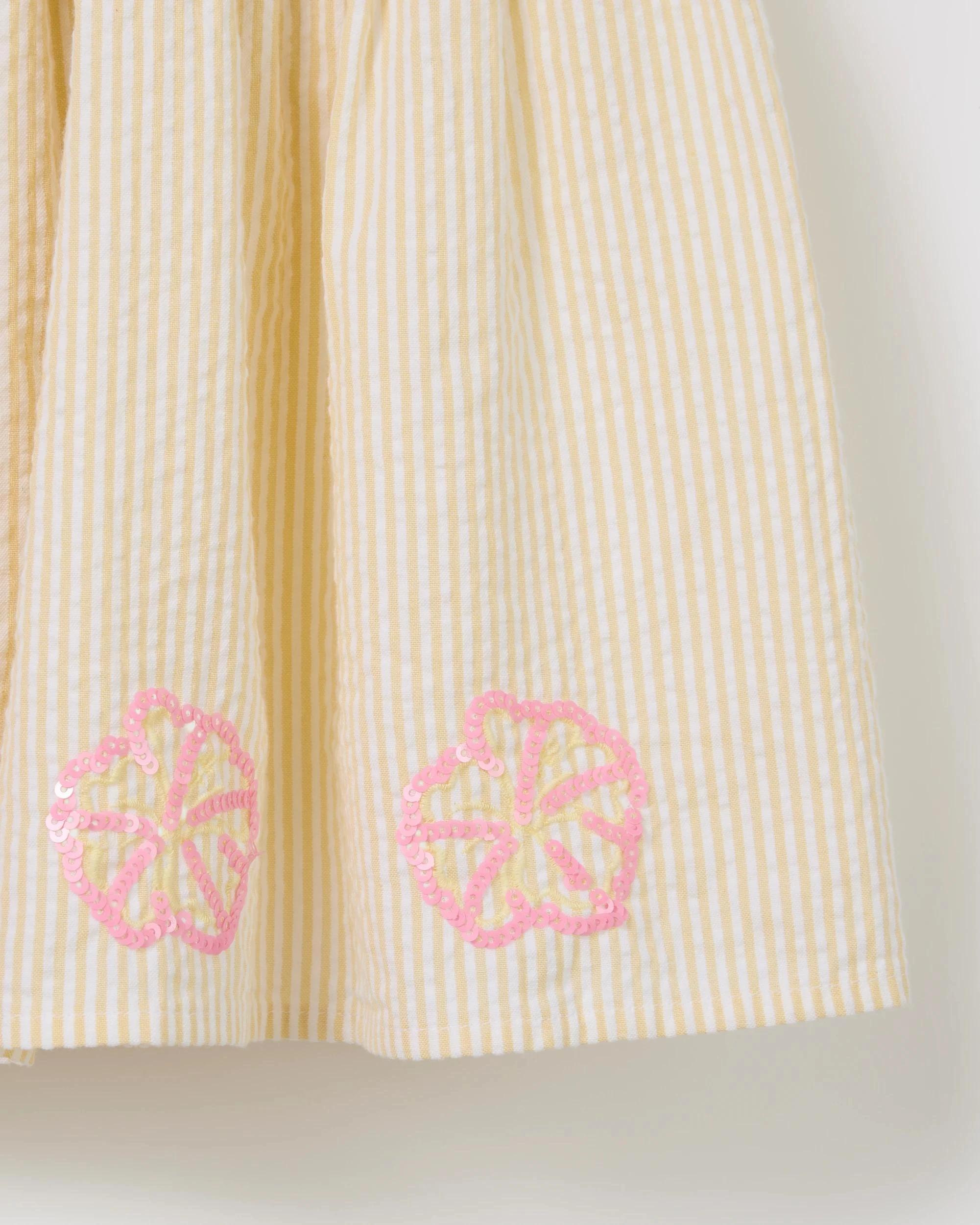 2 Target Woven Seersucker Drawcord Skirt YELLOW, 2 of 2