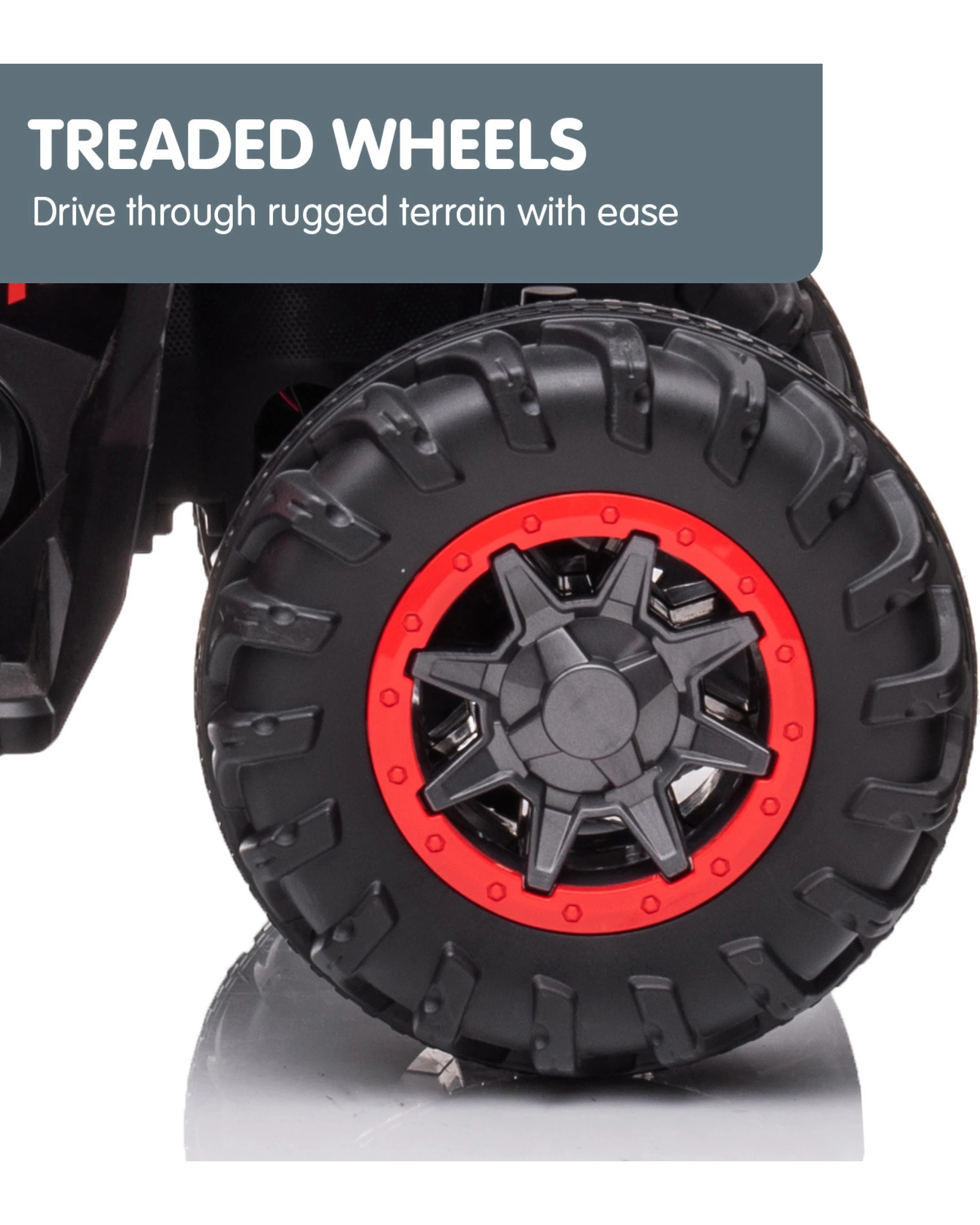 2 Kahuna Gts99 Kids Electric Ride On Quad Bike Toy Atv 50w - Red, 2 of 10