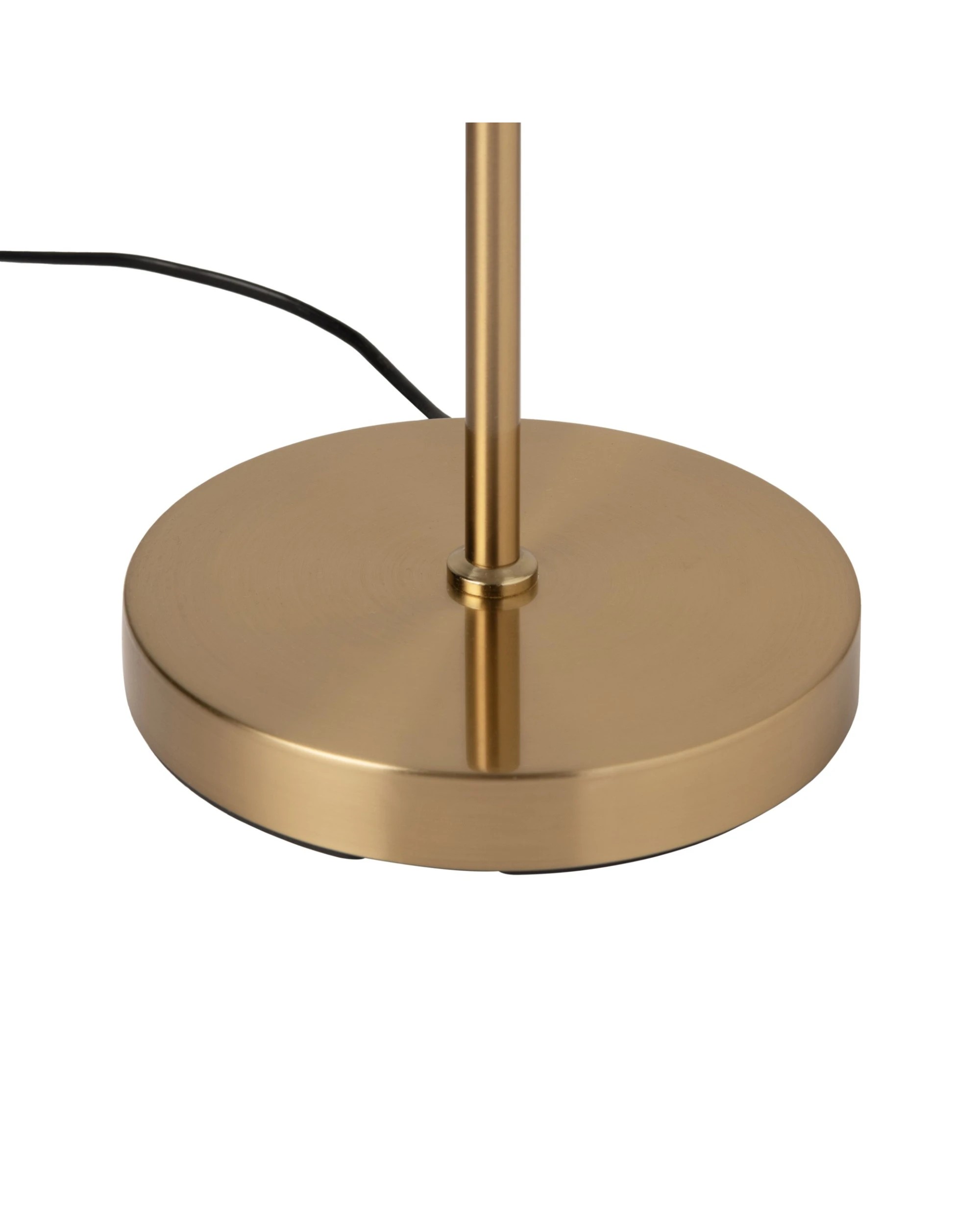 7 Sherwood Kara Industrial Style Metal Floor Lamp - Gold, 7 of 10